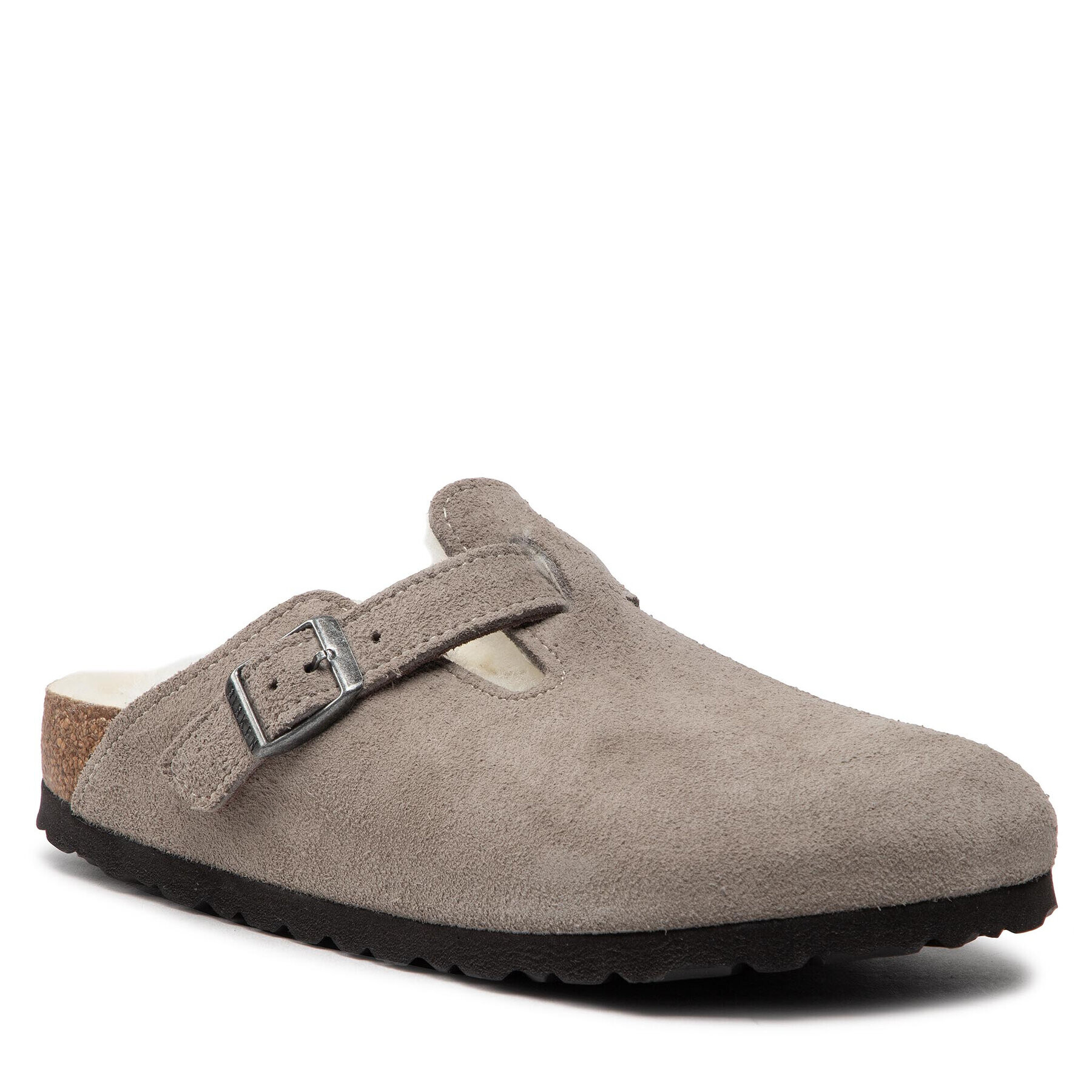 Birkenstock Papucs Boston Vl/ Shearling 1017651 Szürke - Pepit.hu