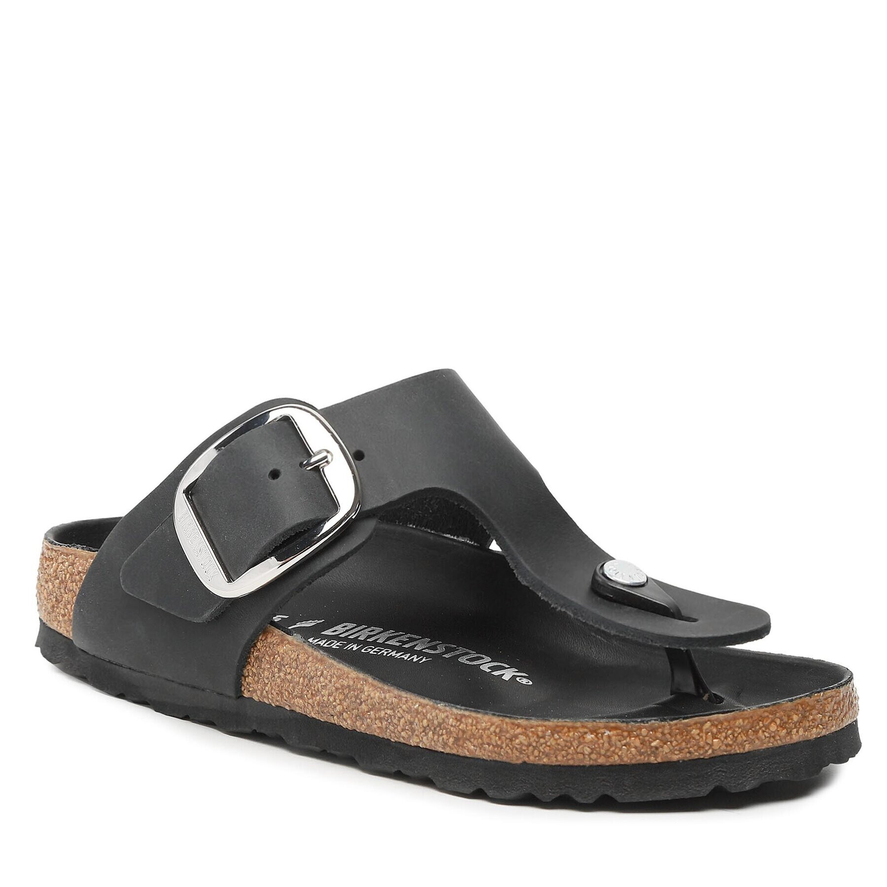 Birkenstock Papucs Gizeh Big Buckle 1023337 Fekete - Pepit.hu