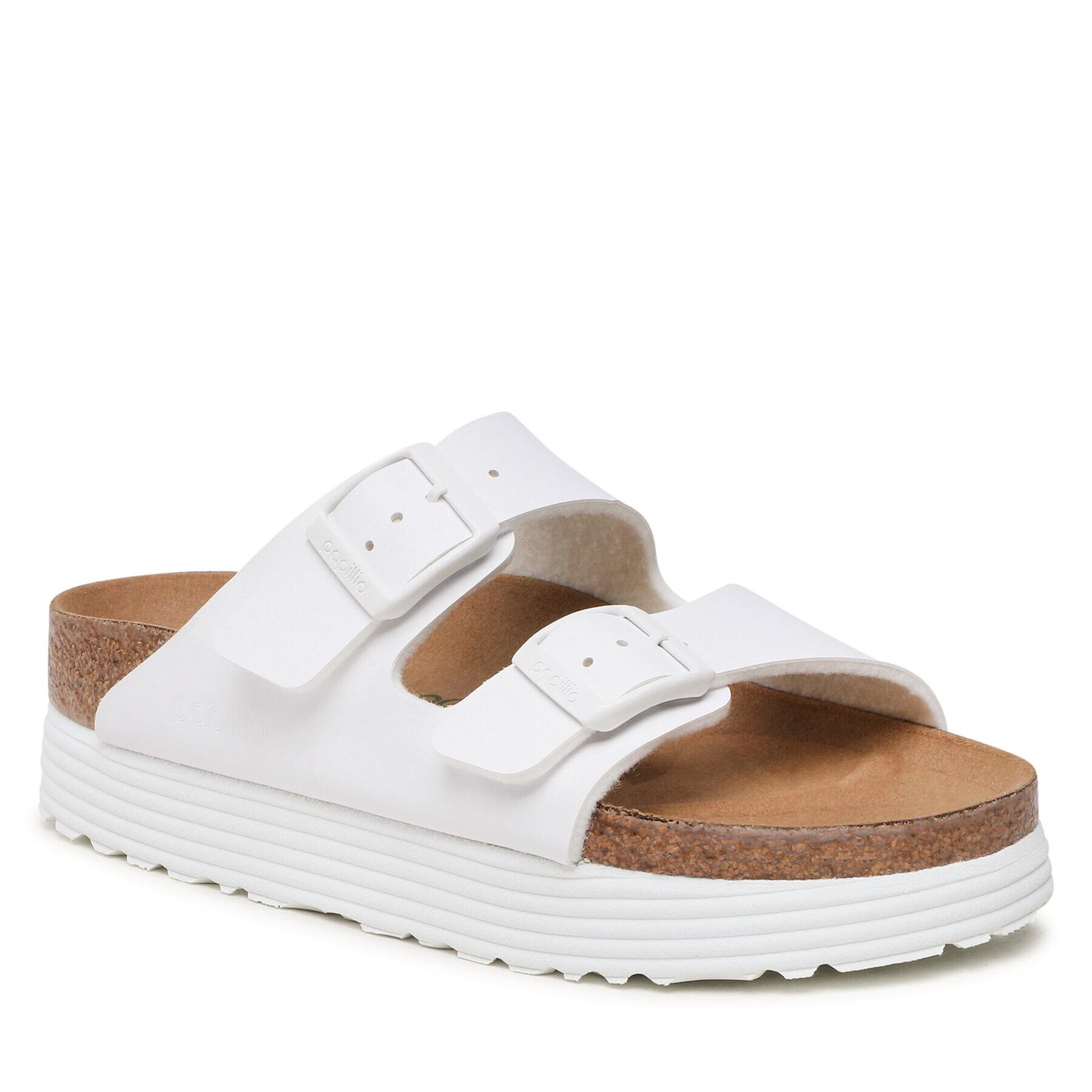 Birkenstock Szandál Arizona 1018581 Fehér - Pepit.hu