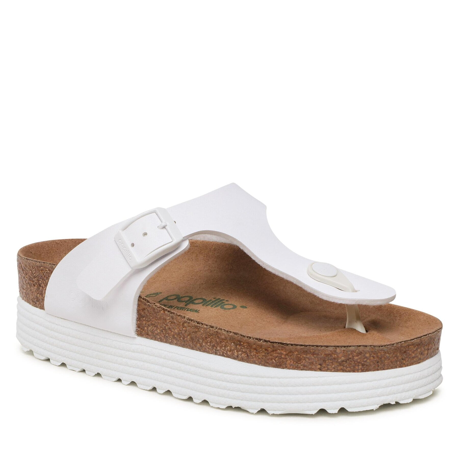 Birkenstock Szandál Gizeh 1018557 Fehér - Pepit.hu