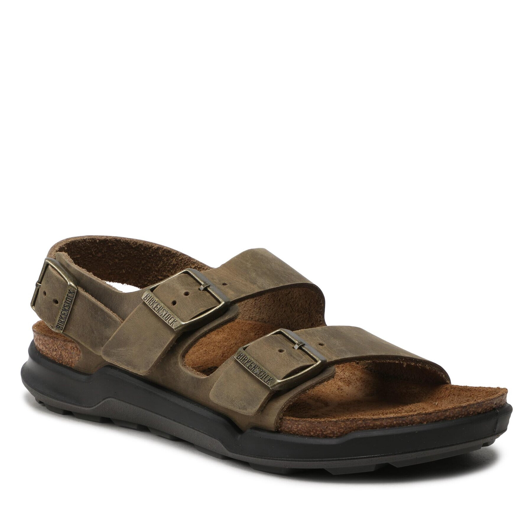 Birkenstock Szandál Milano 1018427 Khaki - Pepit.hu