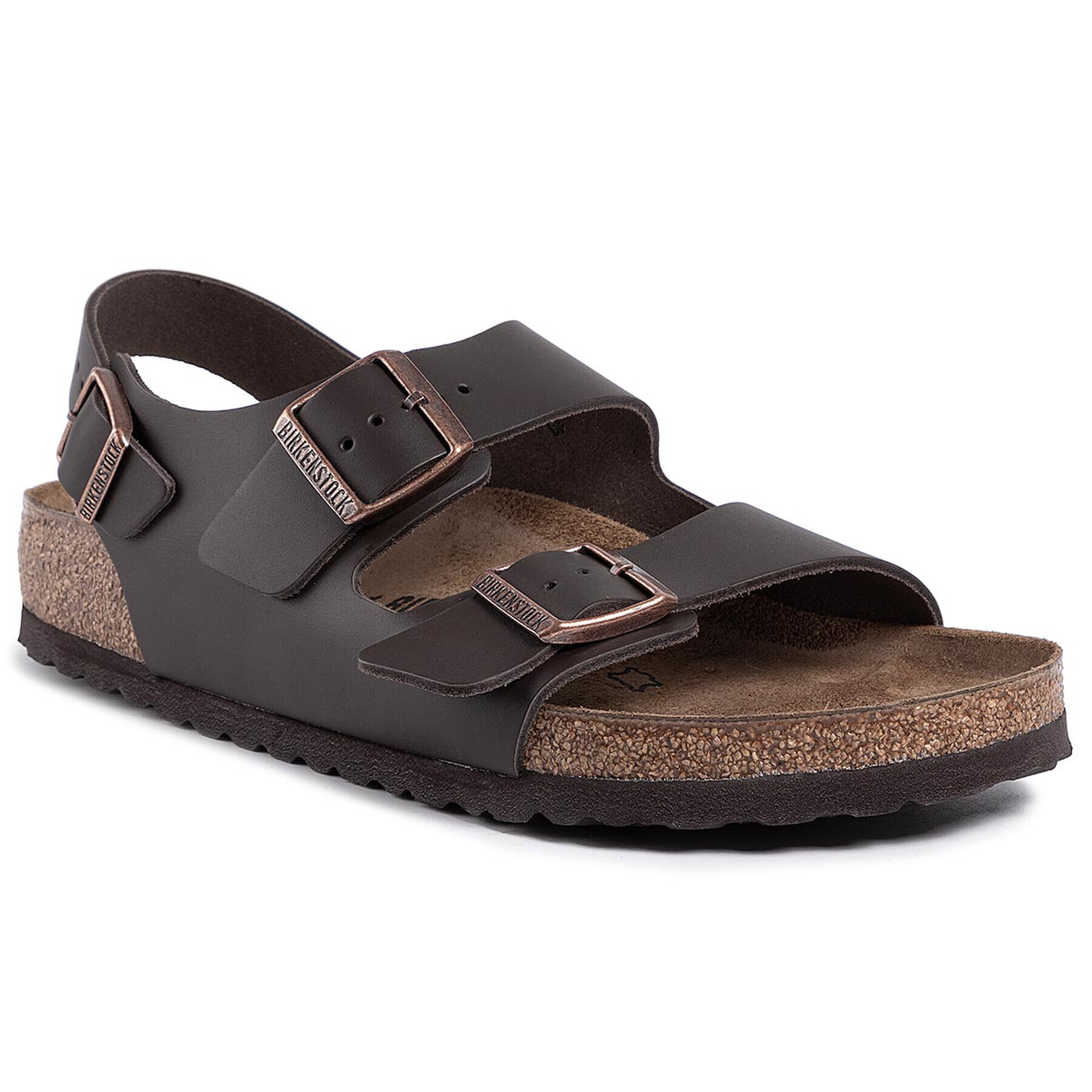 Birkenstock Szandál Milano Bs 0034101 Barna - Pepit.hu