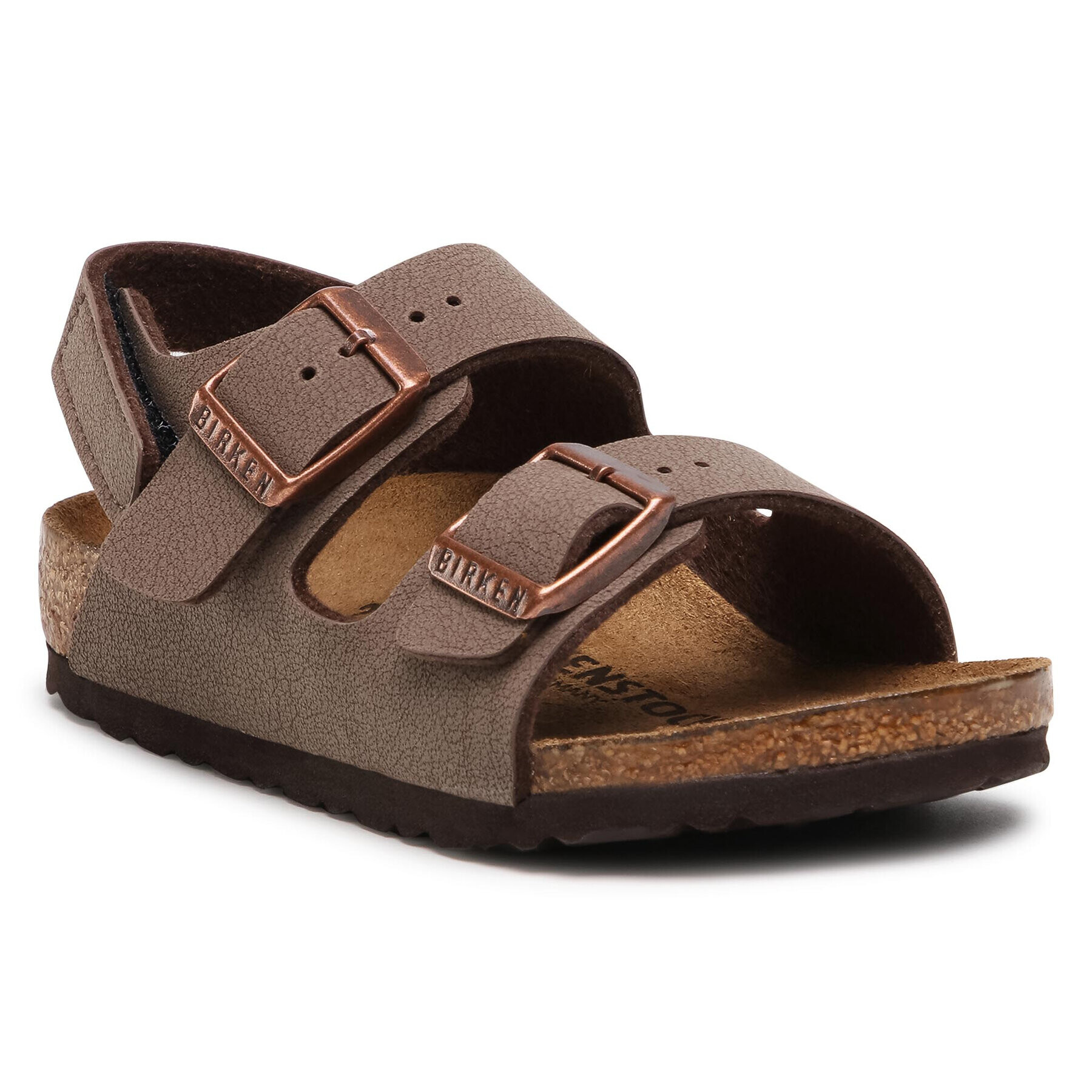 Birkenstock Szandál Milano Hl Kids 1019600 Barna - Pepit.hu