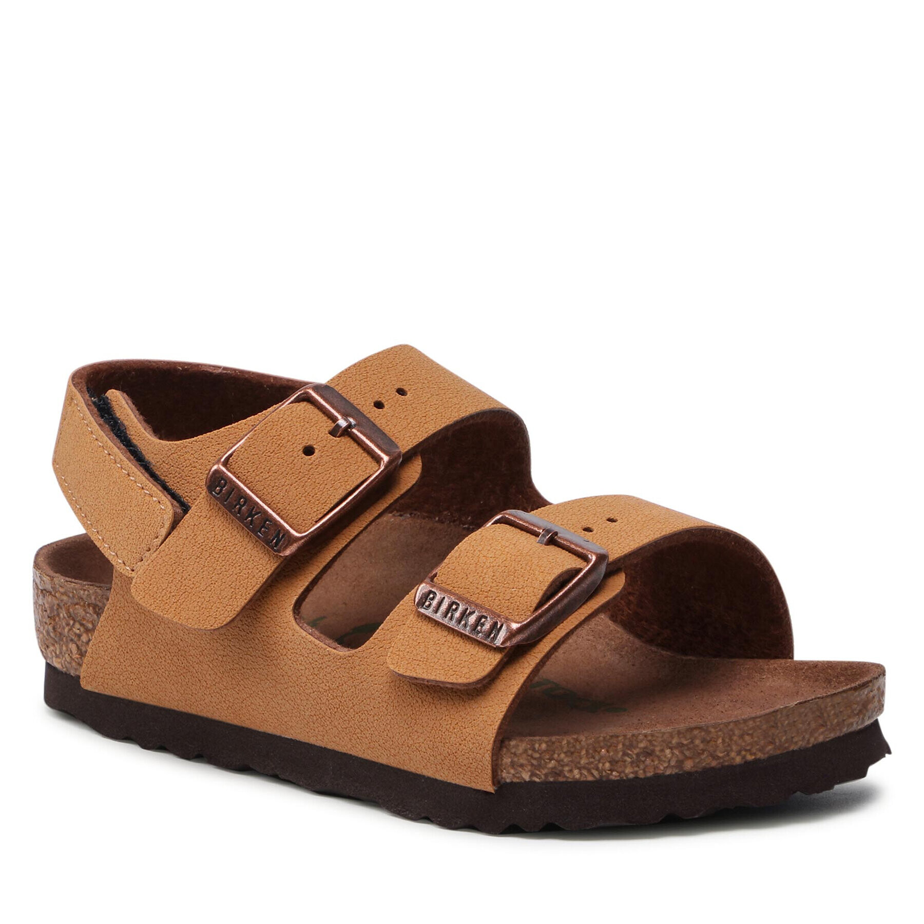 Birkenstock Szandál Milano Hl Kids 1021715 Barna - Pepit.hu