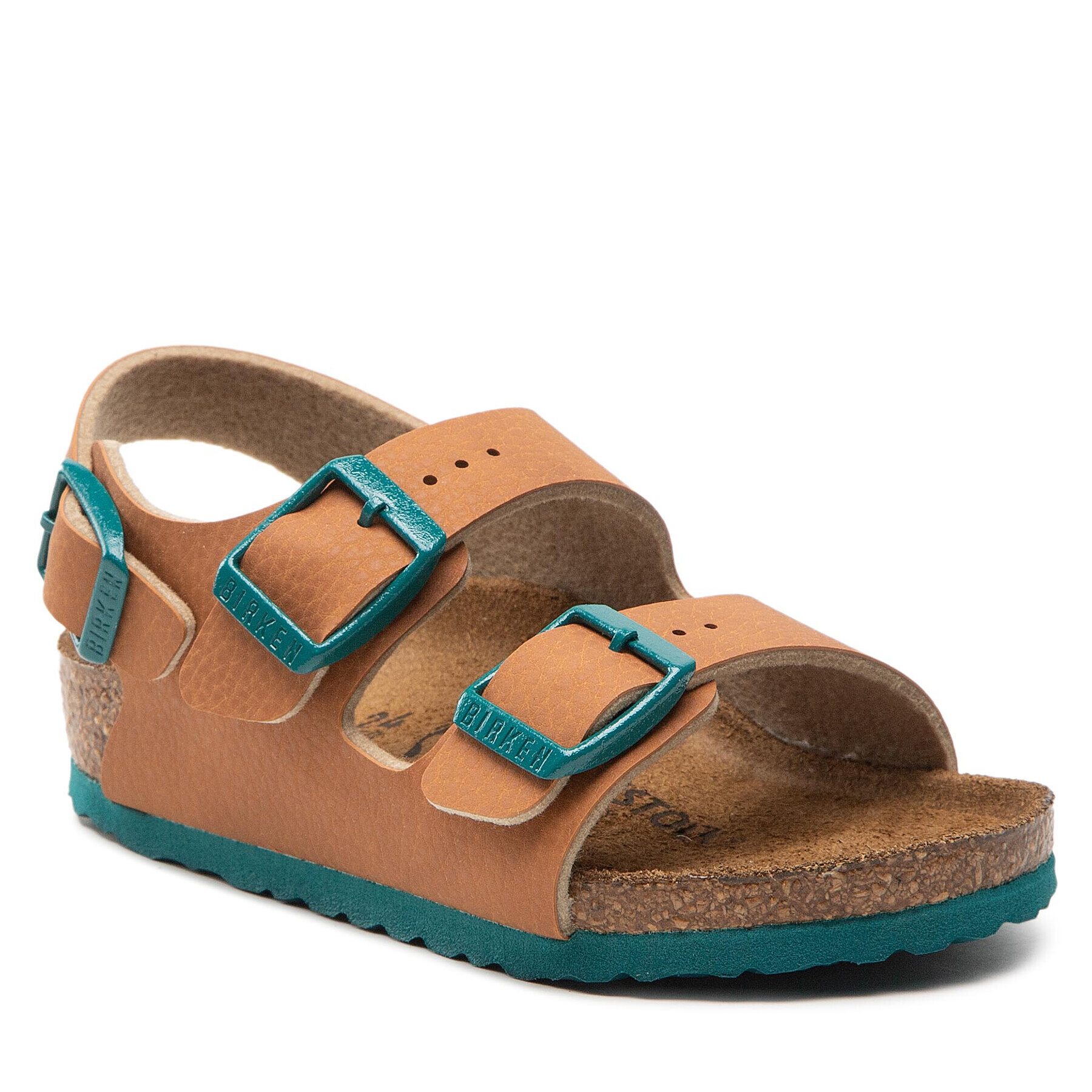 Birkenstock Szandál Milano Kinder 1023405 Barna - Pepit.hu