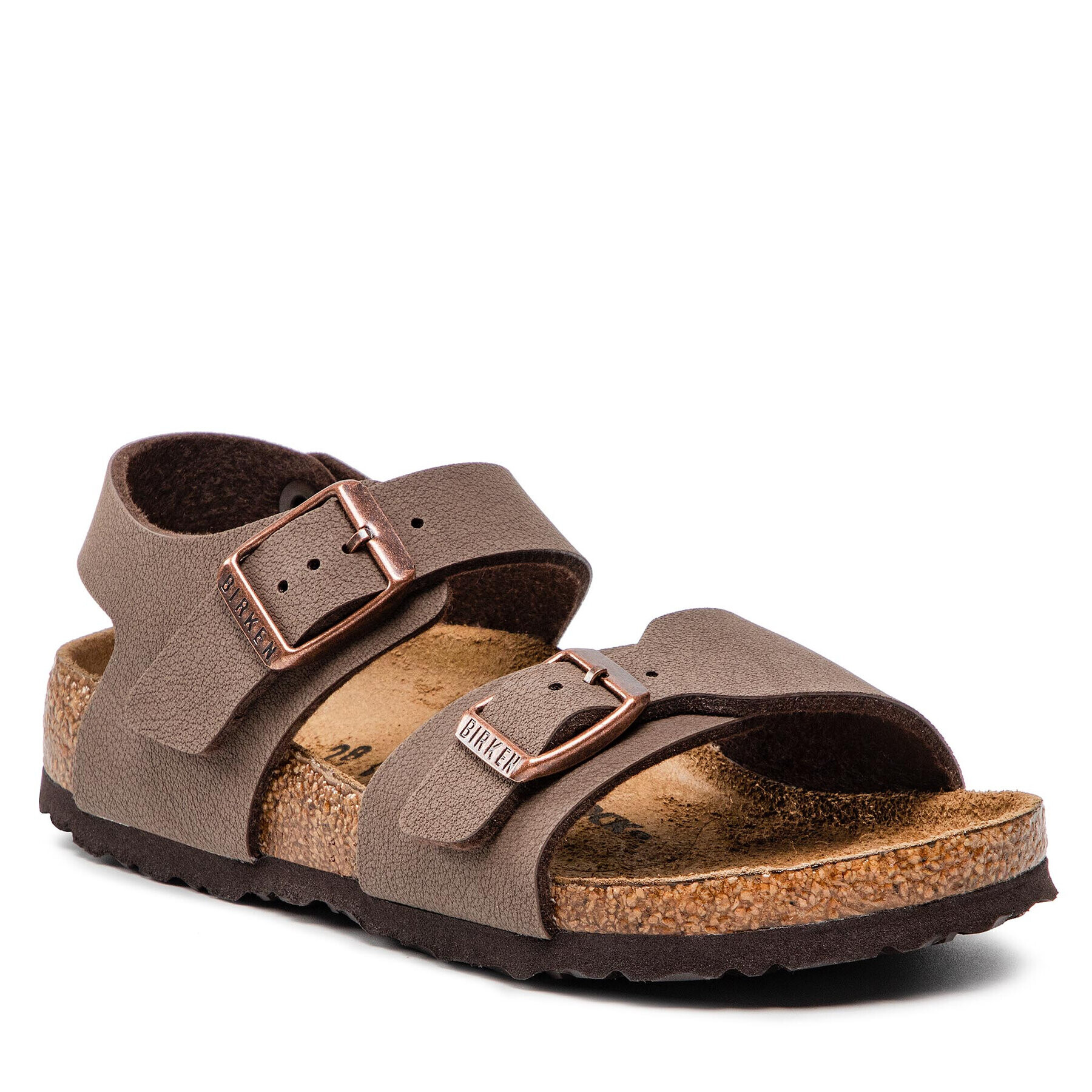 Birkenstock Szandál New York Kids Bf 87783 Barna - Pepit.hu