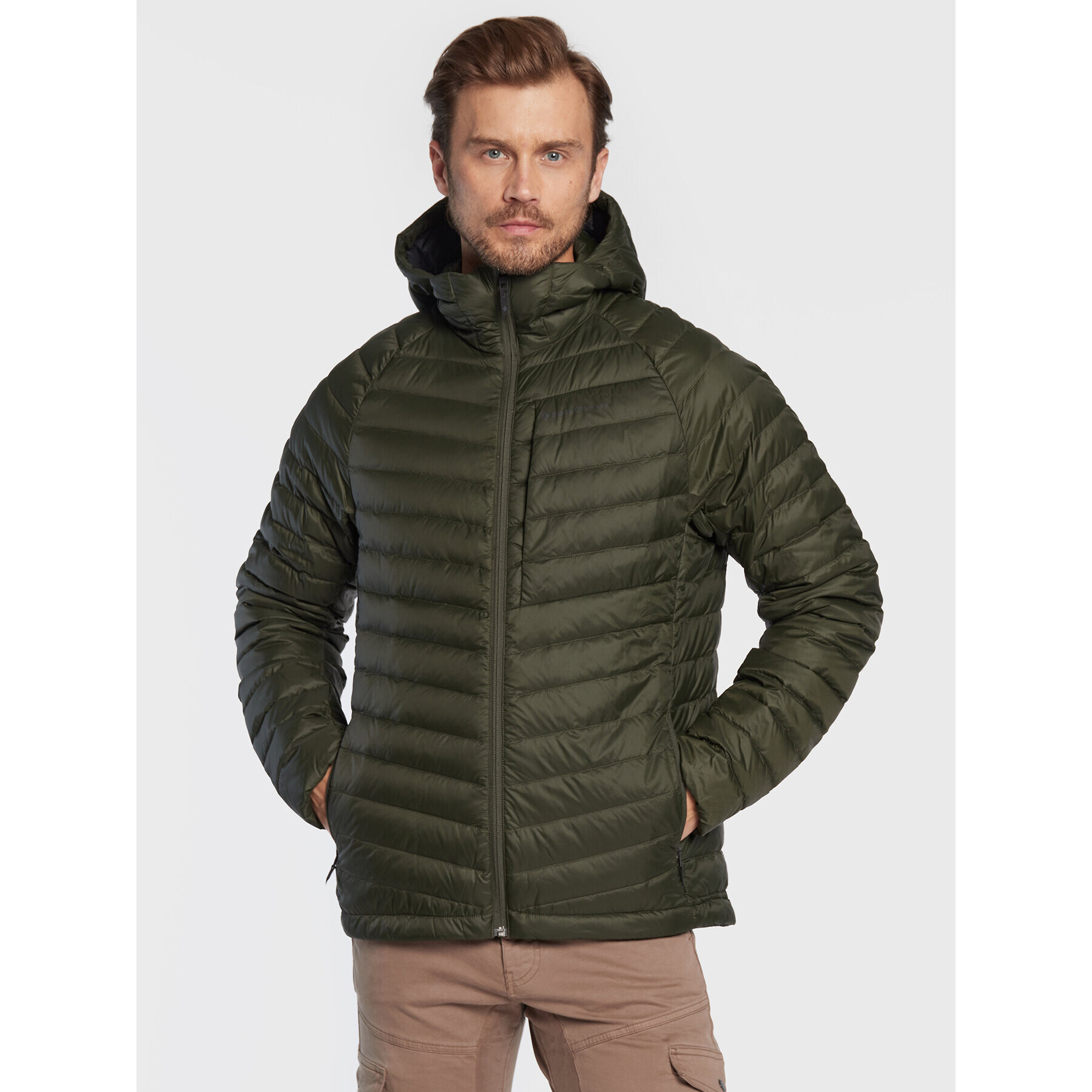 Black Diamond Pehelykabát Access AP746080 Zöld Regular Fit - Pepit.hu