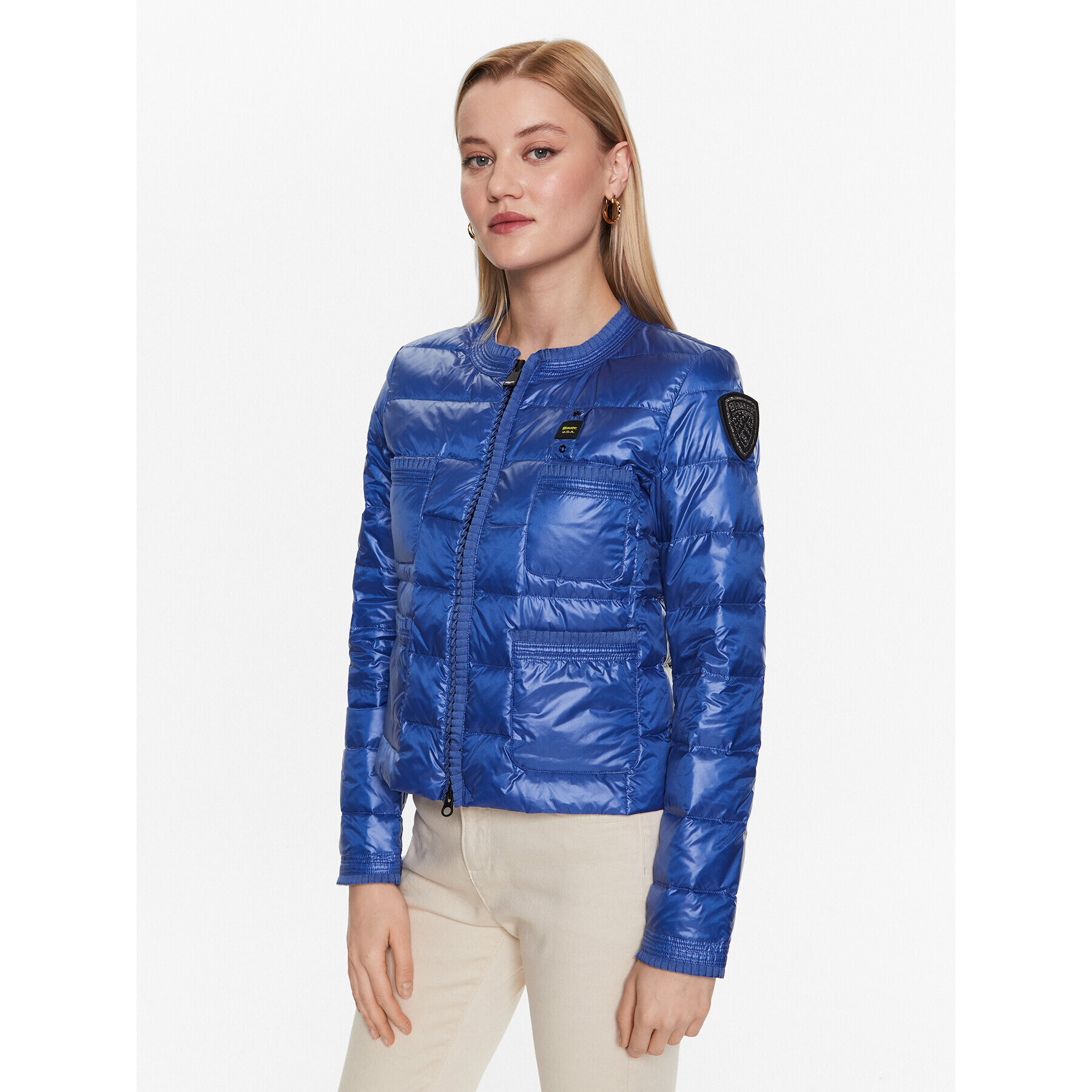 Blauer Átmeneti kabát Mila 23SBLDC03011 Kék Regular Fit - Pepit.hu