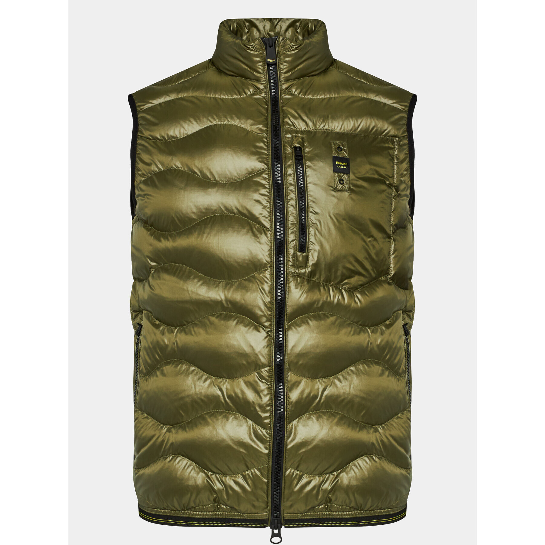 Blauer Mellény 23WBLUX03006 Zöld Regular Fit - Pepit.hu