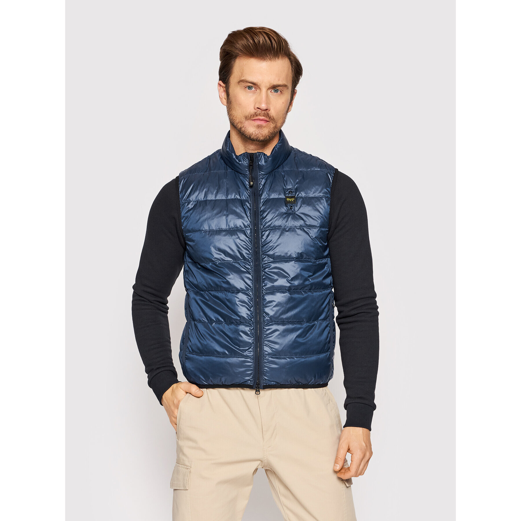 Blauer Mellény Daryl BLUX03040 006235 Sötétkék Regular Fit - Pepit.hu