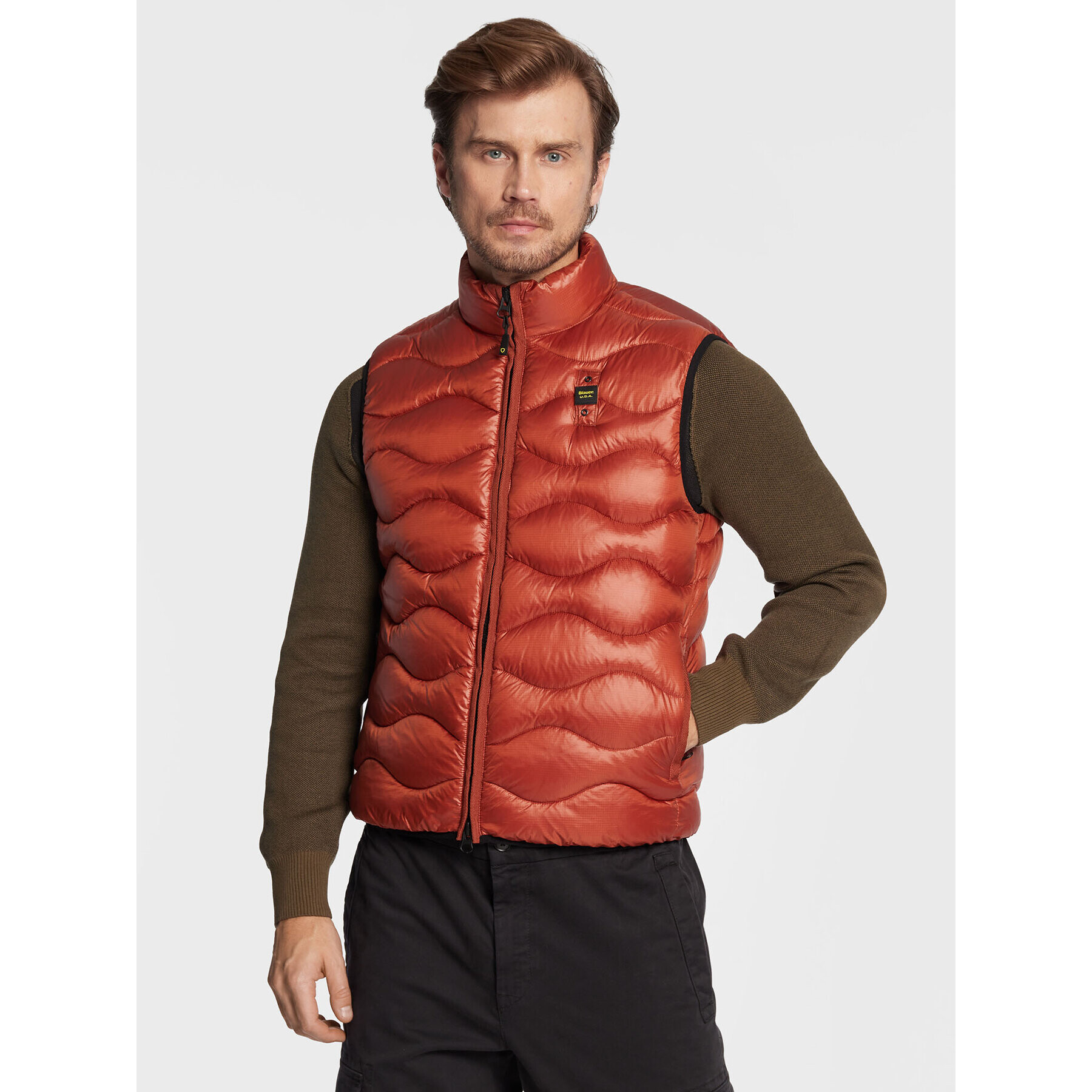 Blauer Mellény Jackson BLUX02144 005958 Narancssárga Regular Fit - Pepit.hu