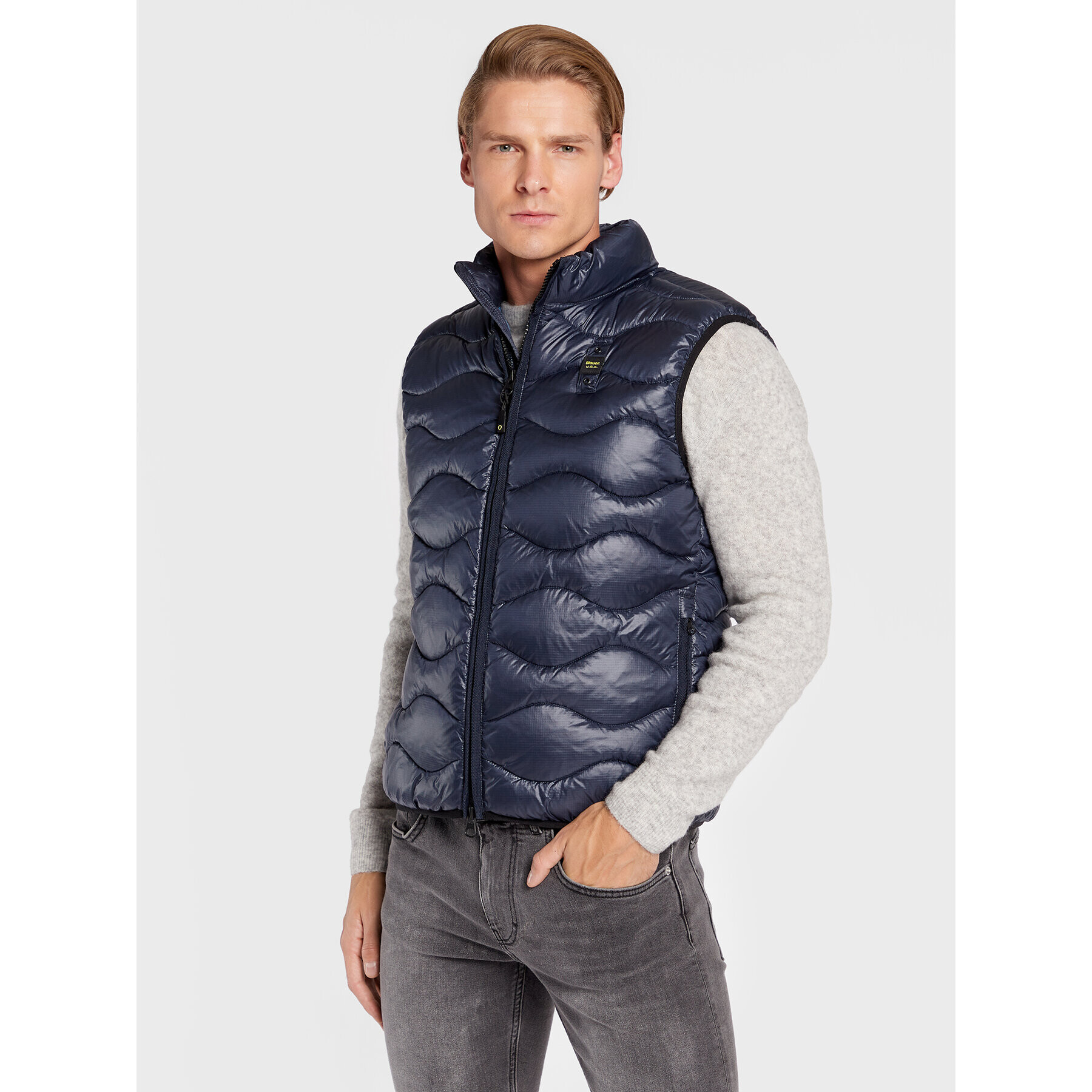 Blauer Mellény Jackson BLUX02144 005958 Sötétkék Regular Fit - Pepit.hu