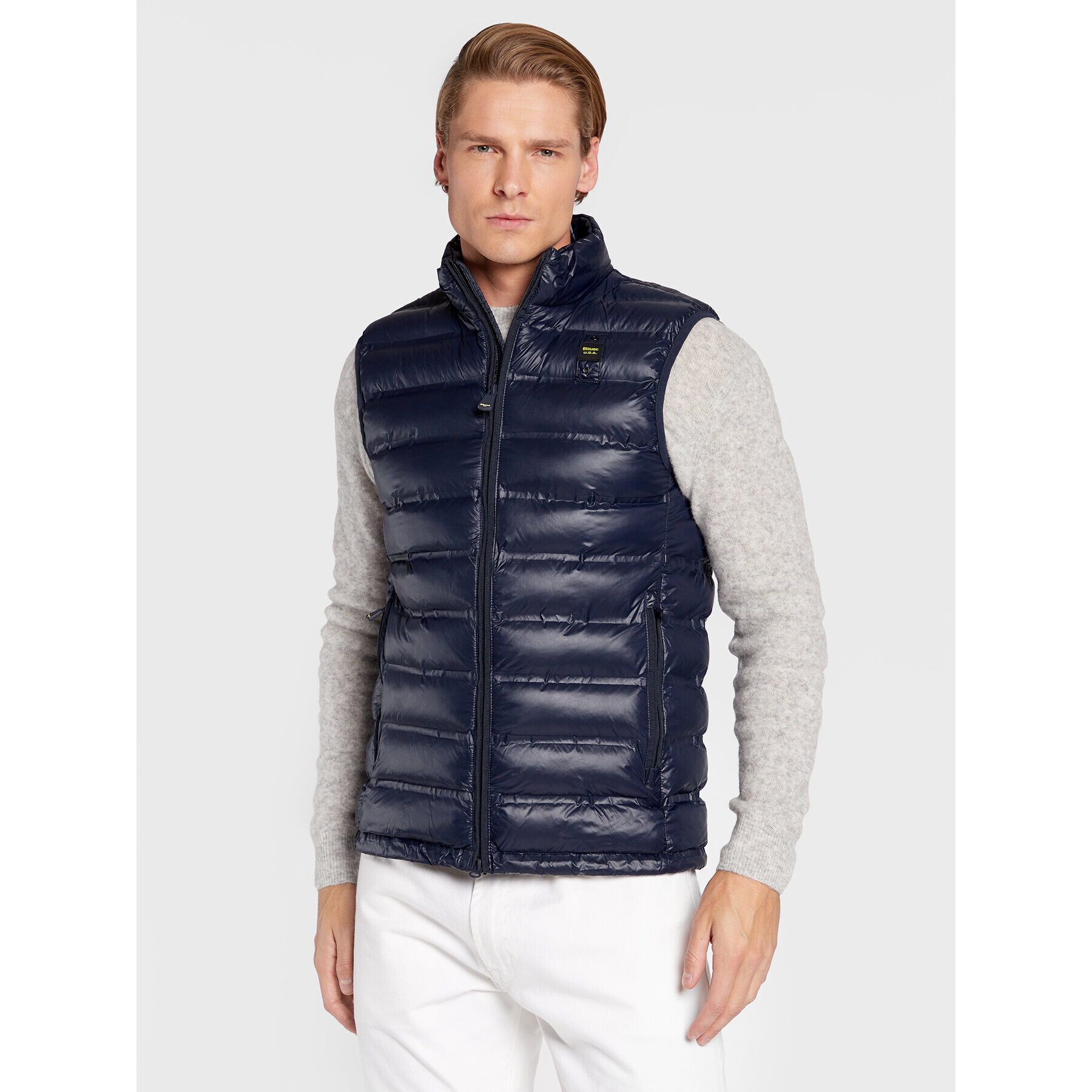 Blauer Mellény Logan BLUX02003 006100 Sötétkék Regular Fit - Pepit.hu