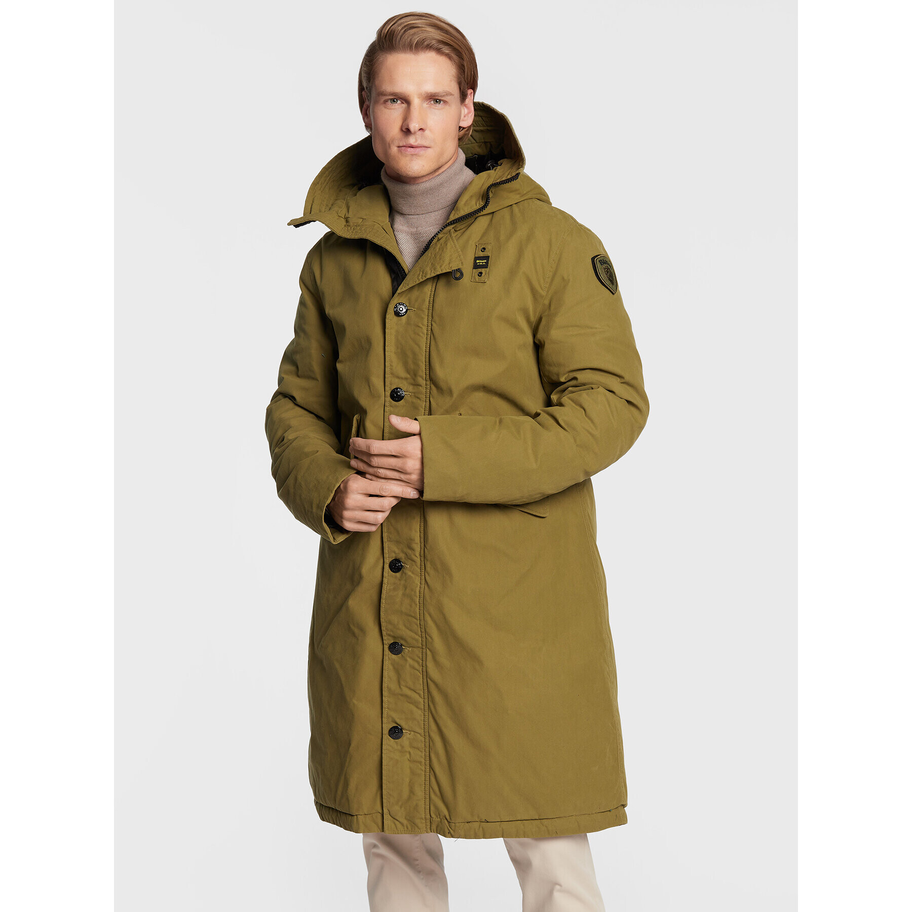 Blauer Parka Militare Otis BLUK03232 006362 Zöld Regular Fit - Pepit.hu