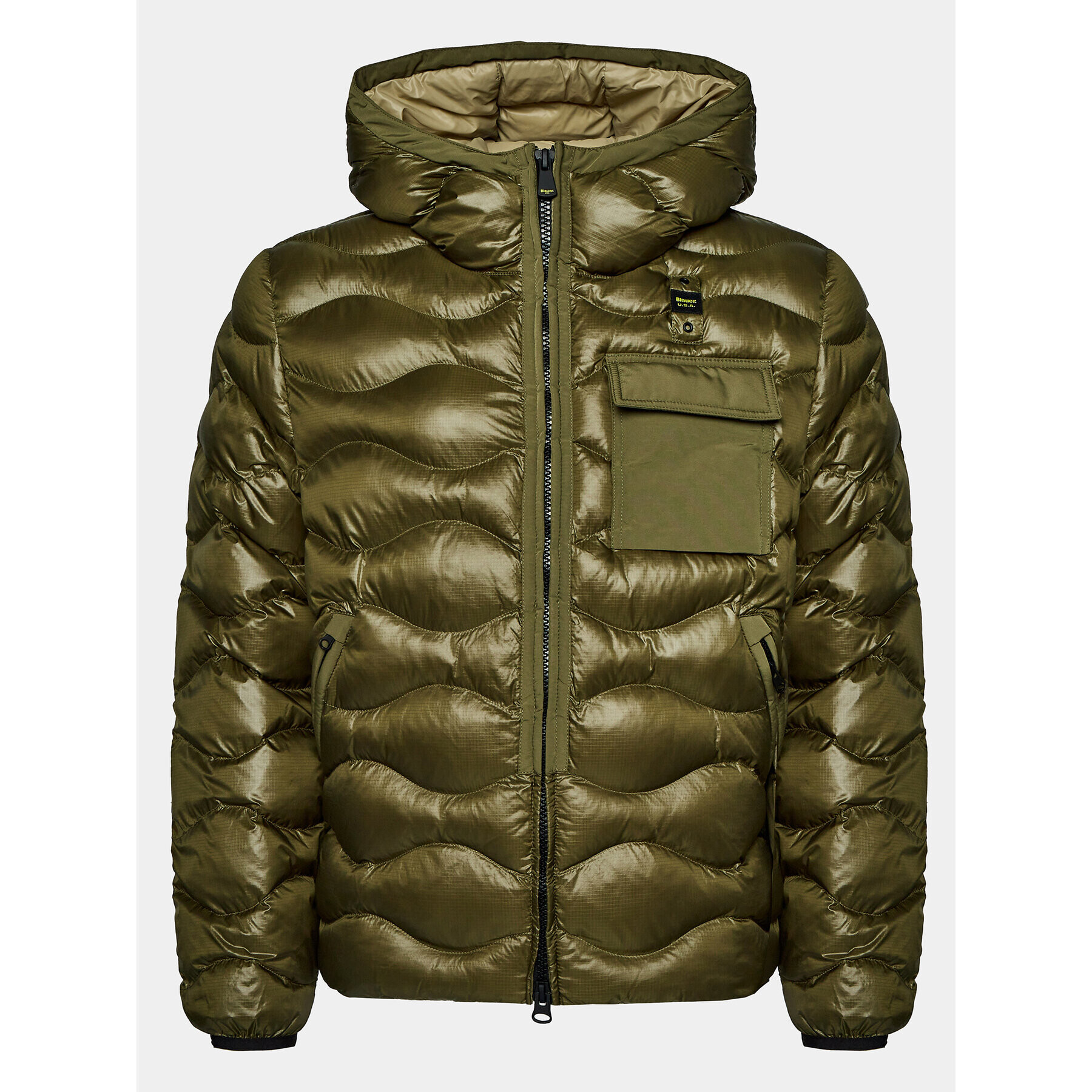 Blauer Pehelykabát 23WBLUC02084 Zöld Regular Fit - Pepit.hu