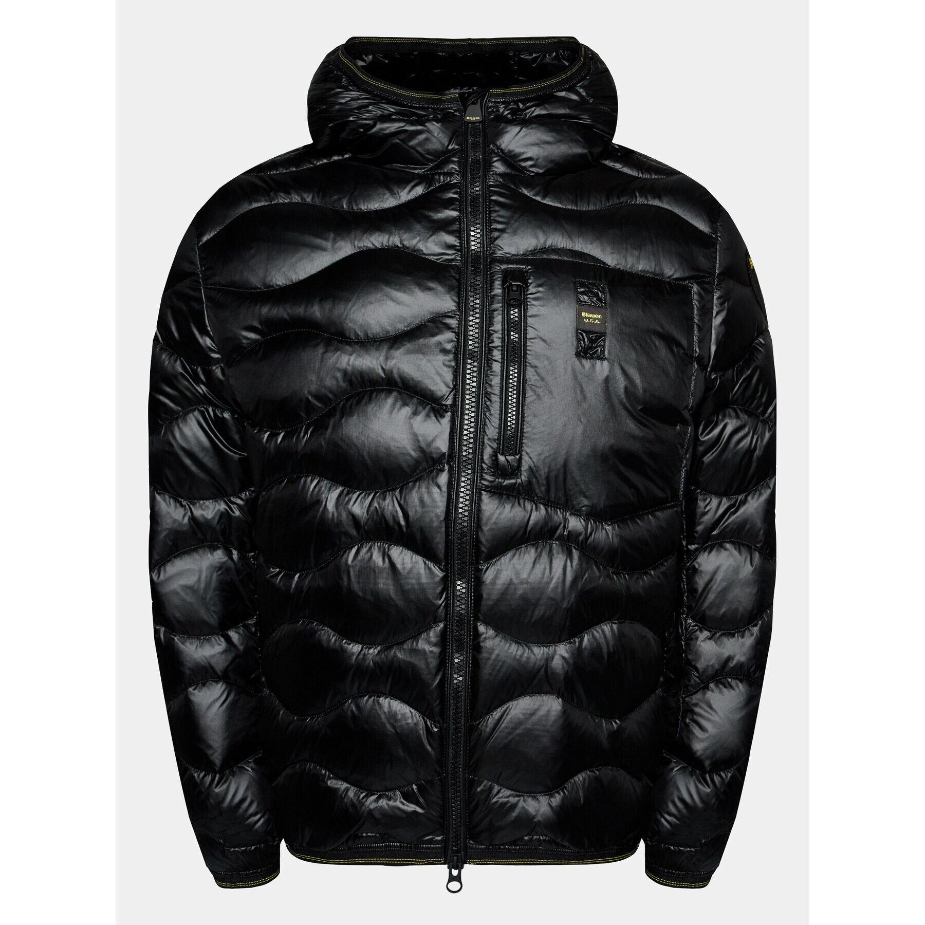 Blauer Pehelykabát 23WBLUC03005 Fekete Regular Fit - Pepit.hu