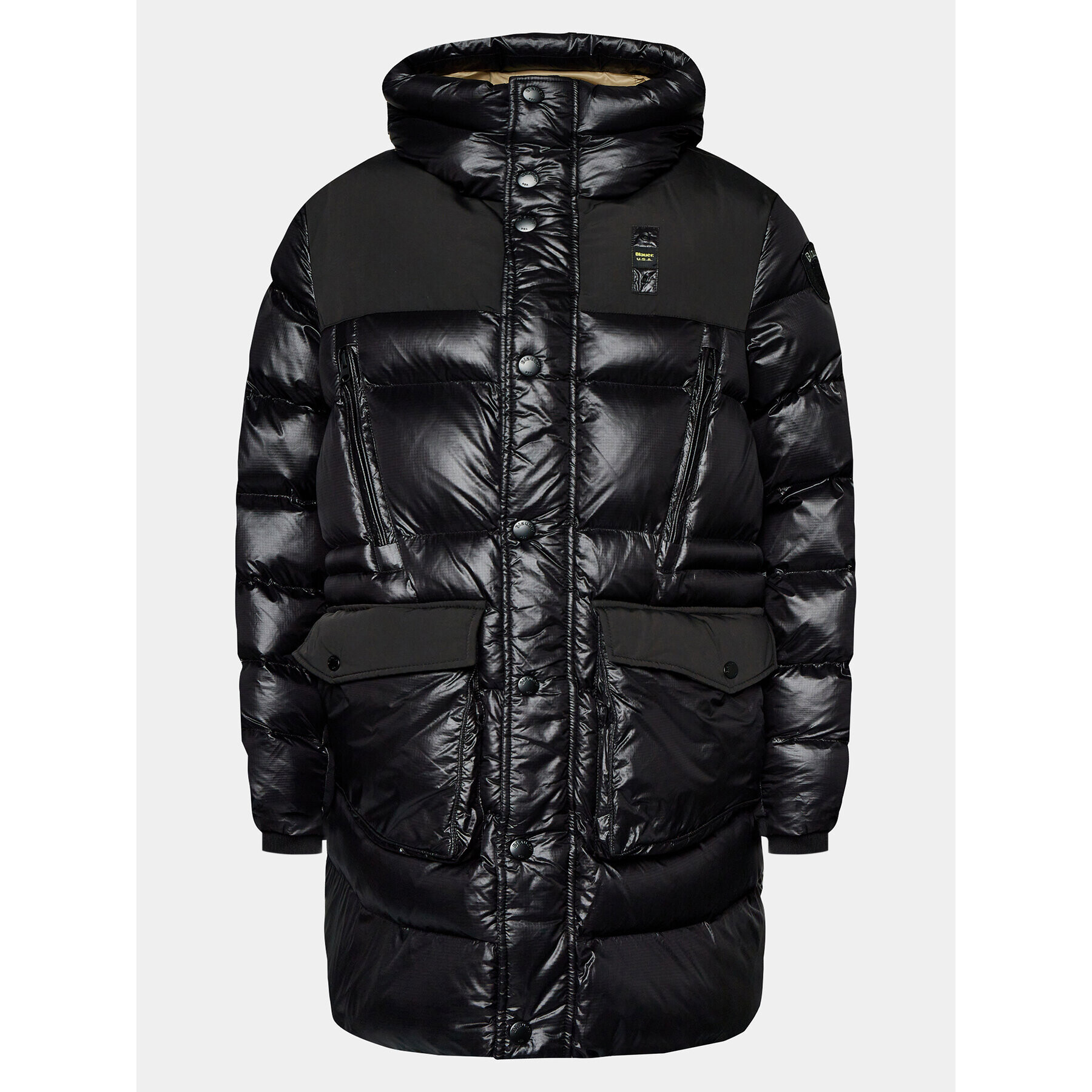 Blauer Pehelykabát 23WBLUK02082 Fekete Regular Fit - Pepit.hu