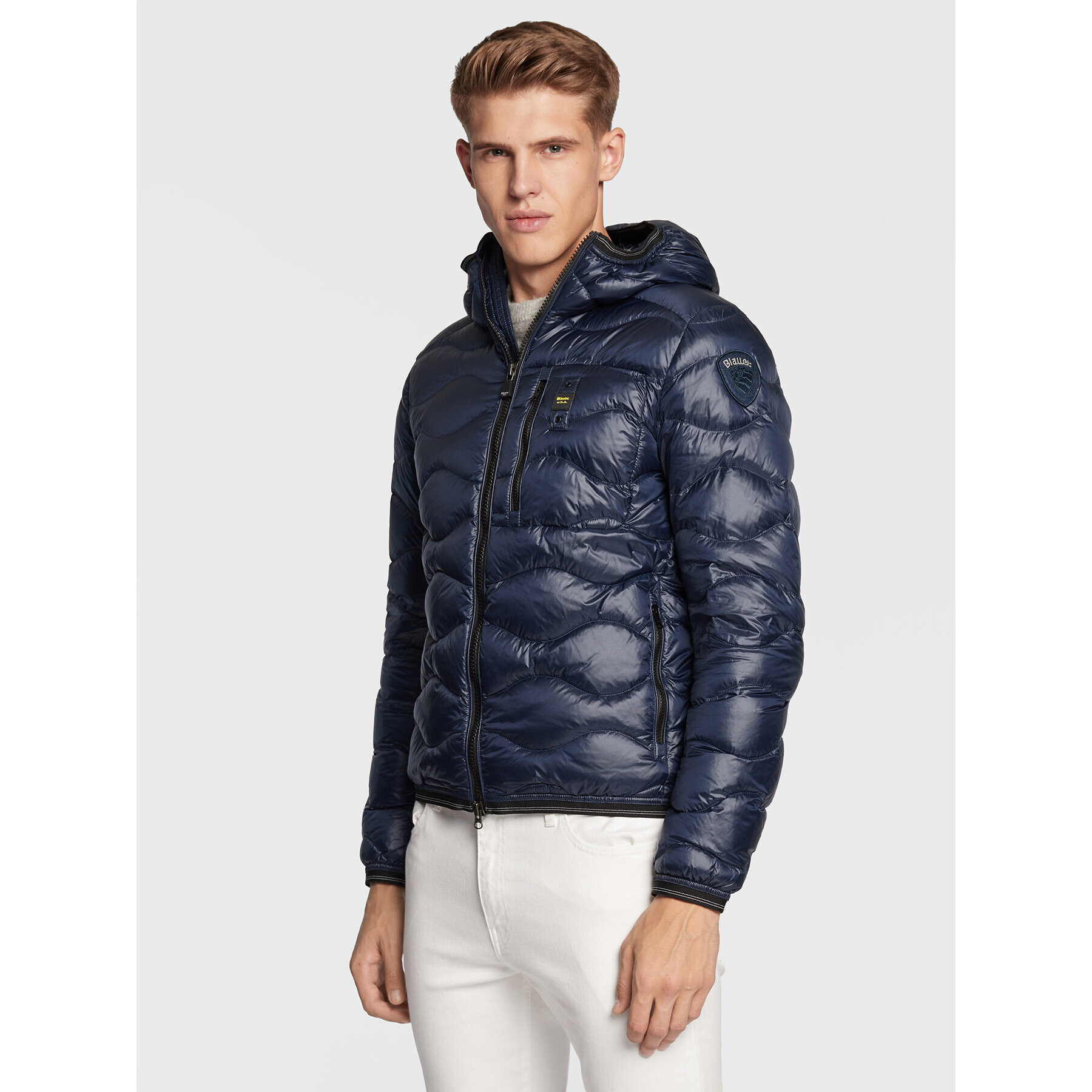 Blauer Pehelykabát BLUC03014 006355 Sötétkék Regular Fit - Pepit.hu