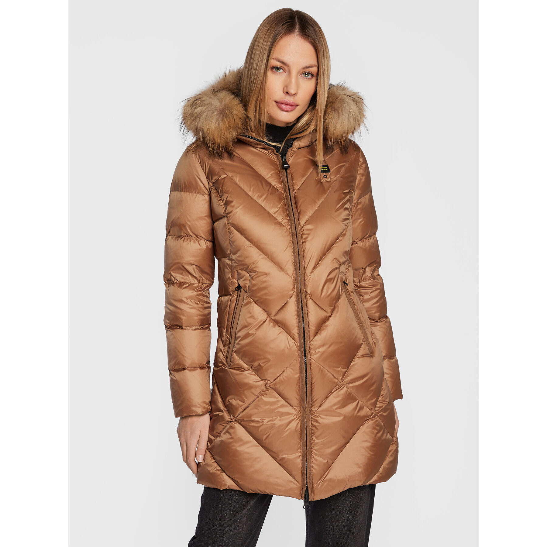 Blauer Pehelykabát Brandy BLDK03215 006047 Barna Regular Fit - Pepit.hu