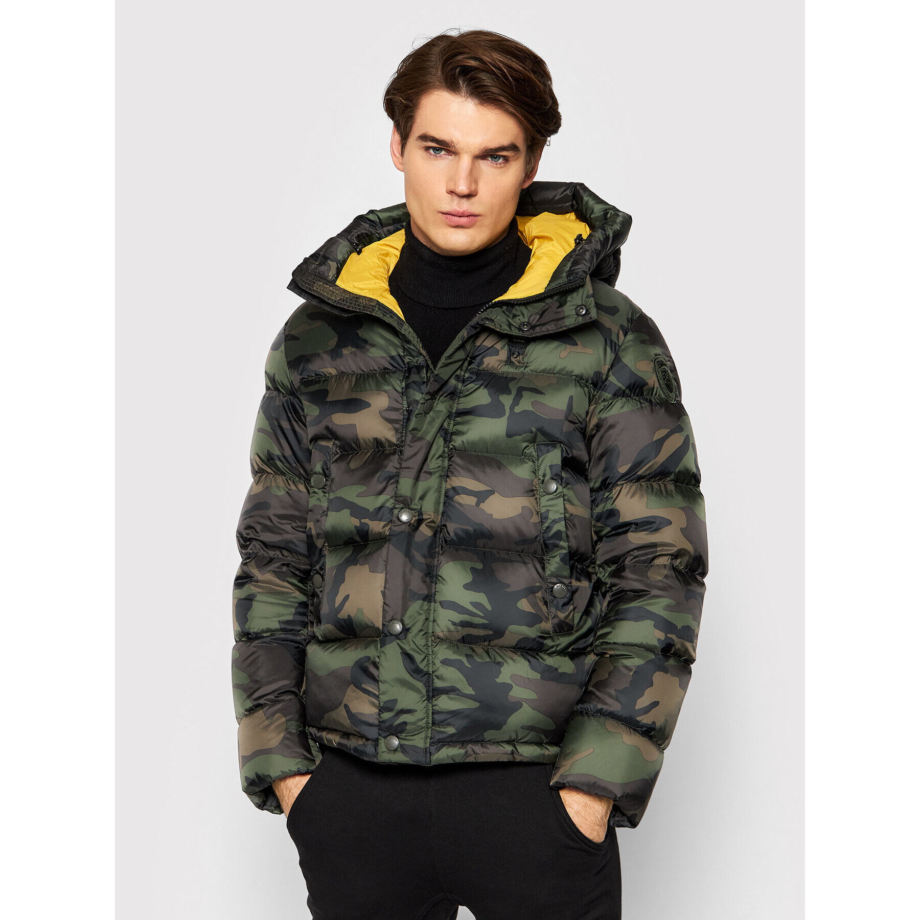 Blauer Pehelykabát Hector 21WBLUC03082 005776 Zöld Regular Fit - Pepit.hu