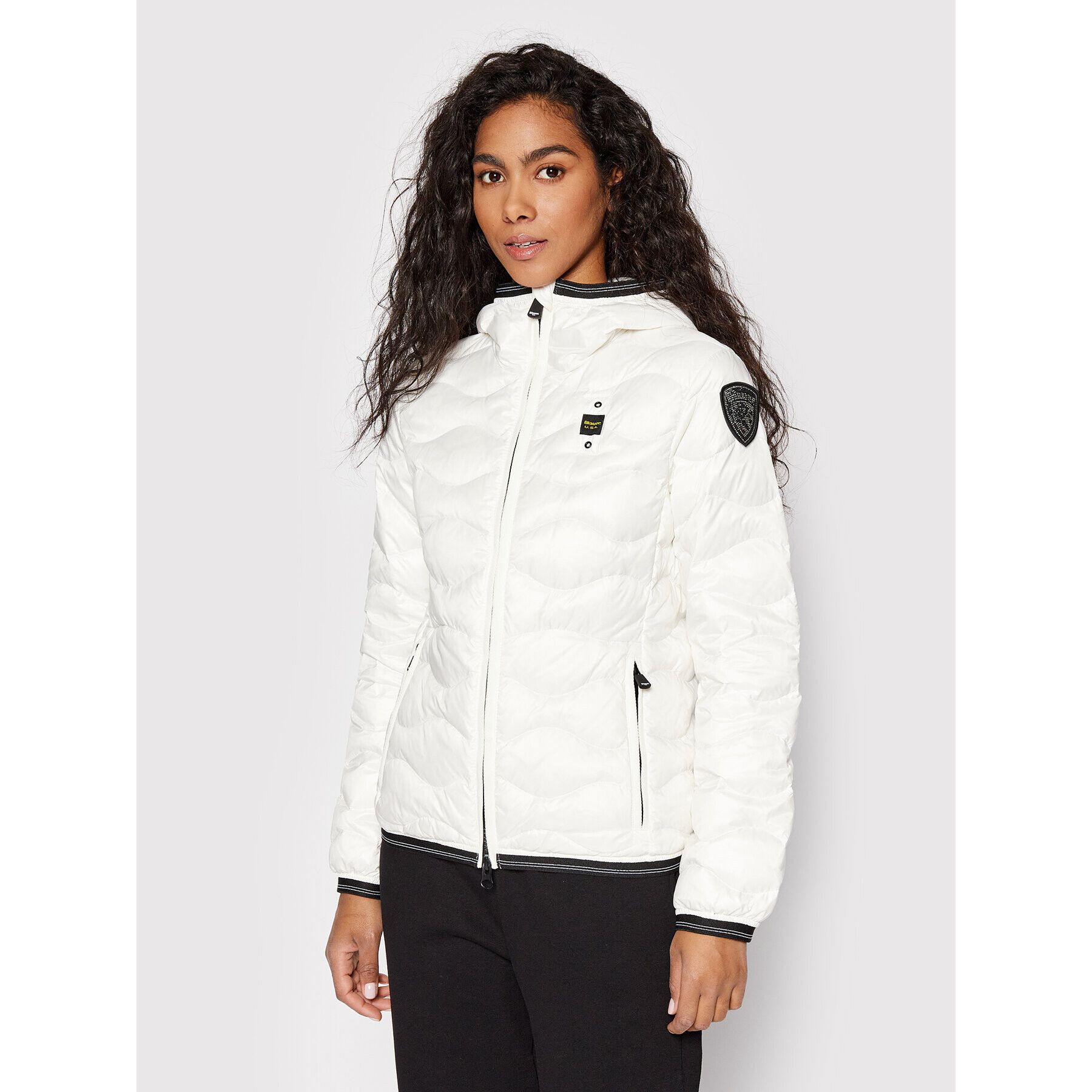 Blauer Pehelykabát Kristin BLDC03155 006235 Fehér Regular Fit - Pepit.hu