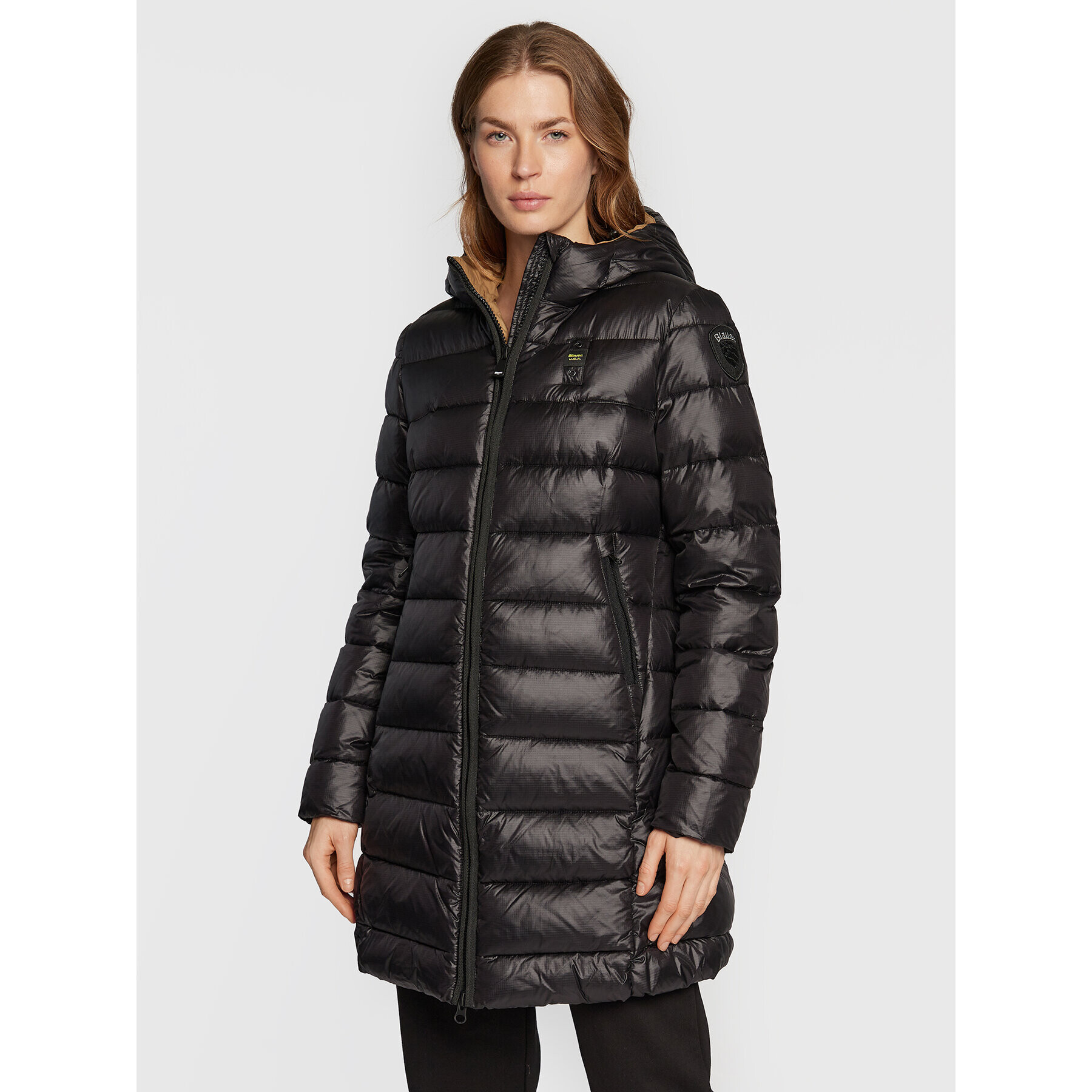 Blauer Pehelykabát Lena BLDK02146 005958 Fekete Regular Fit - Pepit.hu