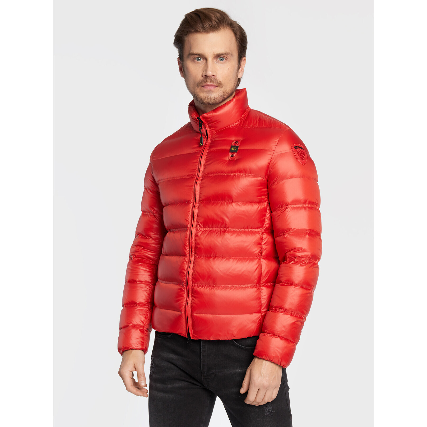 Blauer Pehelykabát Seth BLUC03010 006360 Piros Regular Fit - Pepit.hu