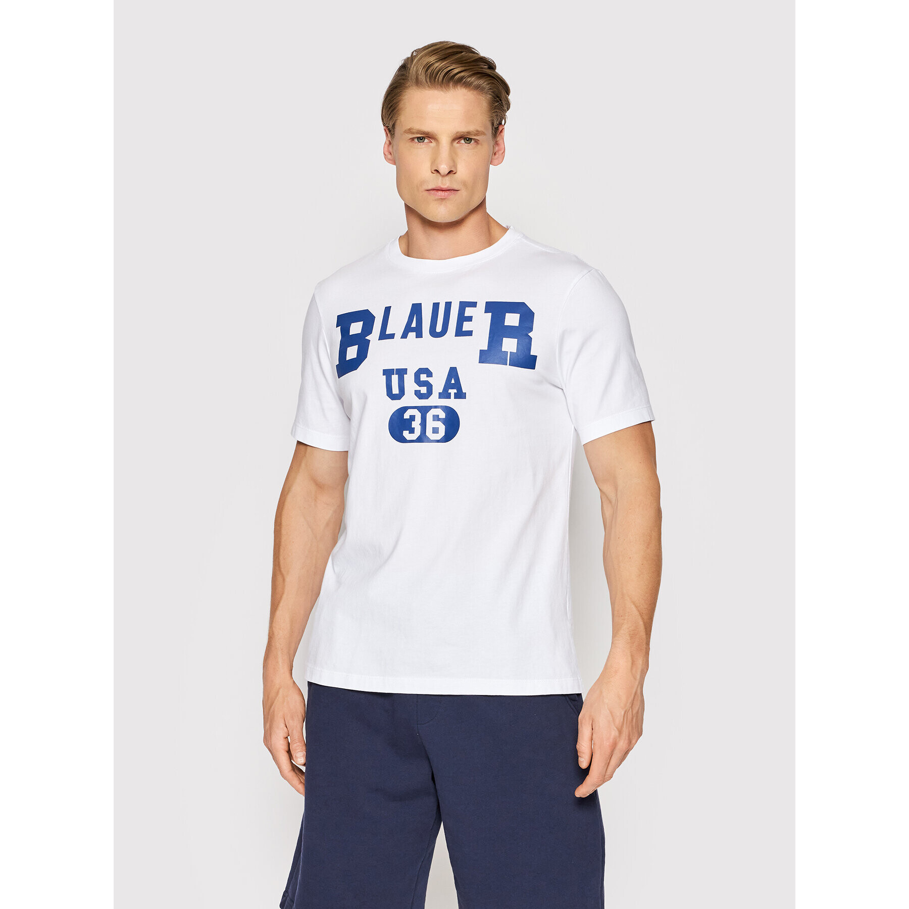 Blauer Póló USA 36 BLUH02467 006270 Fehér Regular Fit - Pepit.hu