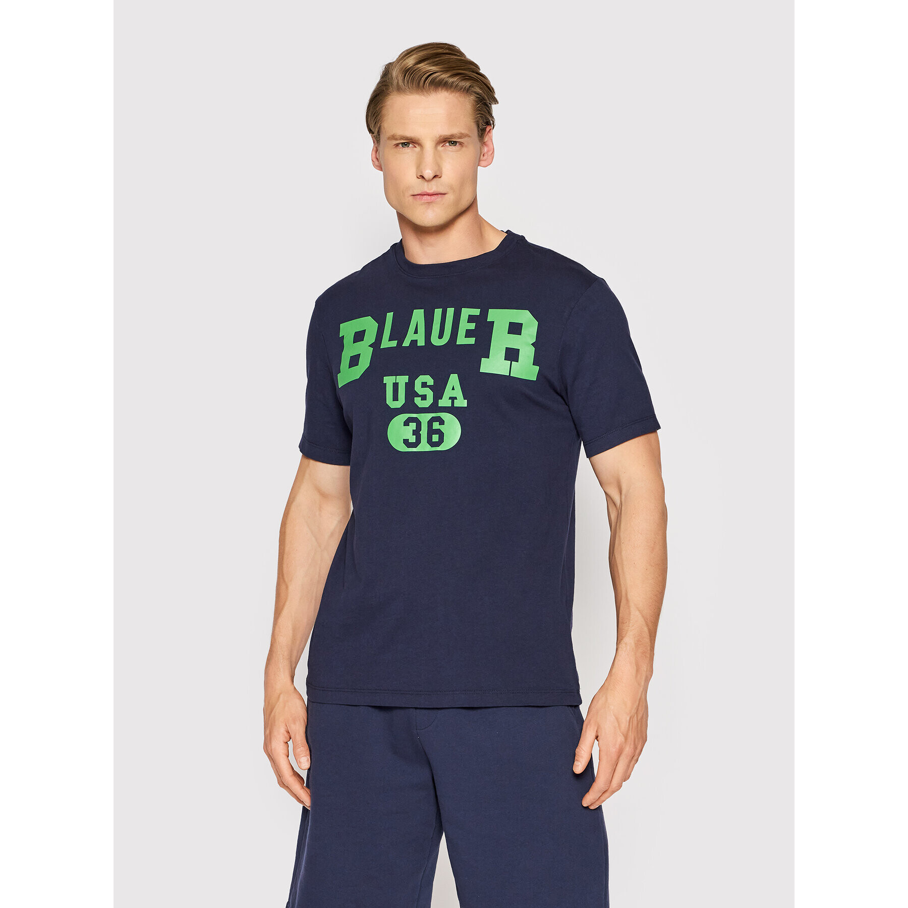 Blauer Póló USA 36 BLUH02467 006270 Sötétkék Regular Fit - Pepit.hu