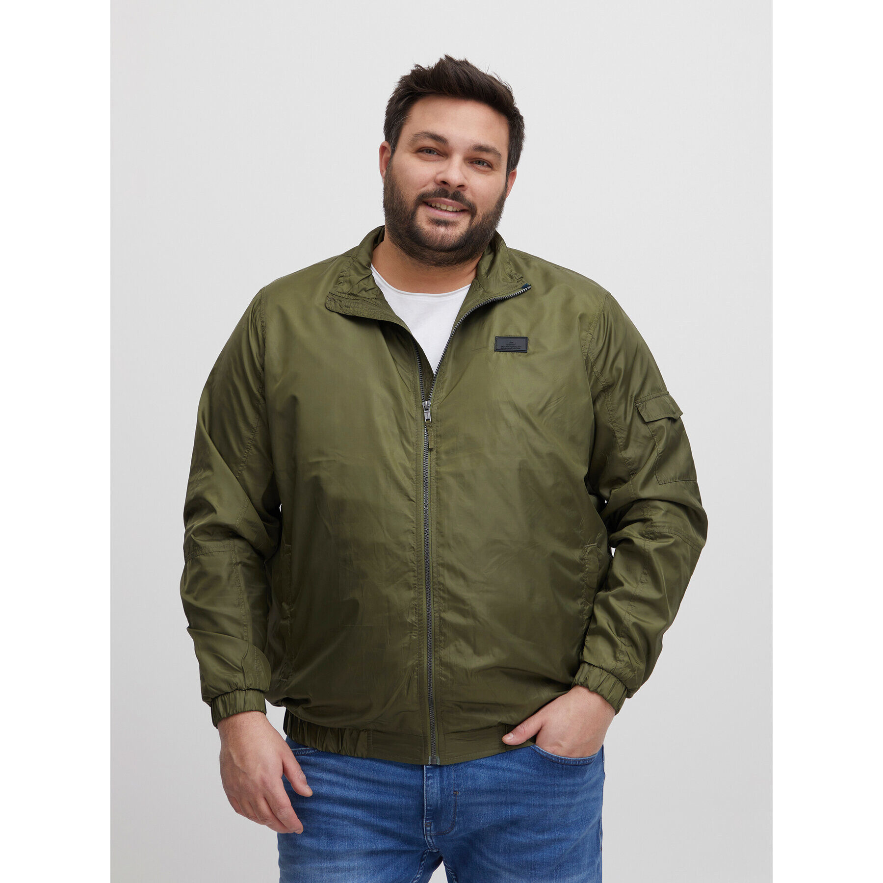 Blend Bomber dzseki 20715270 Zöld Regular Fit - Pepit.hu