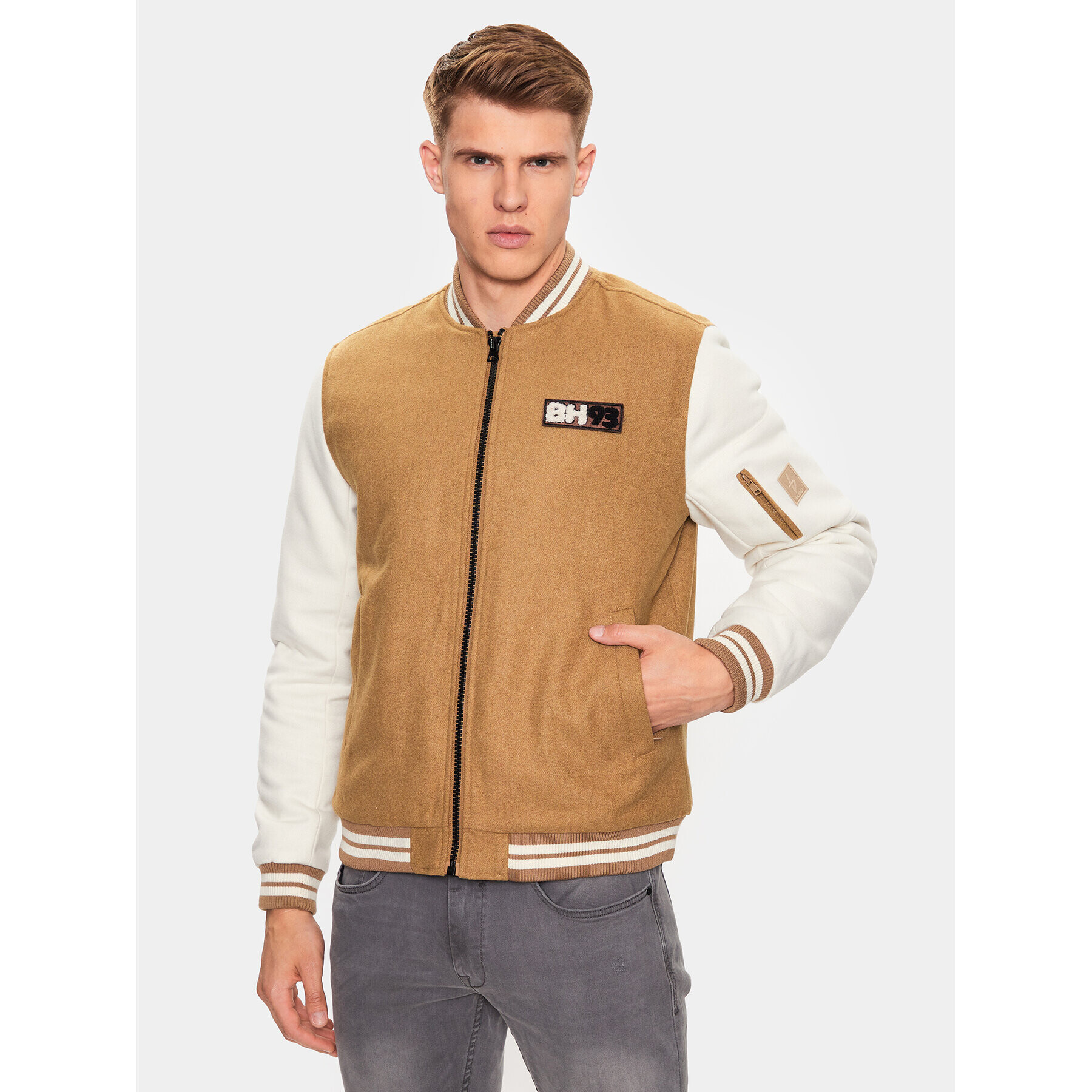 Blend Bomber dzseki 20715276 Barna Regular Fit - Pepit.hu