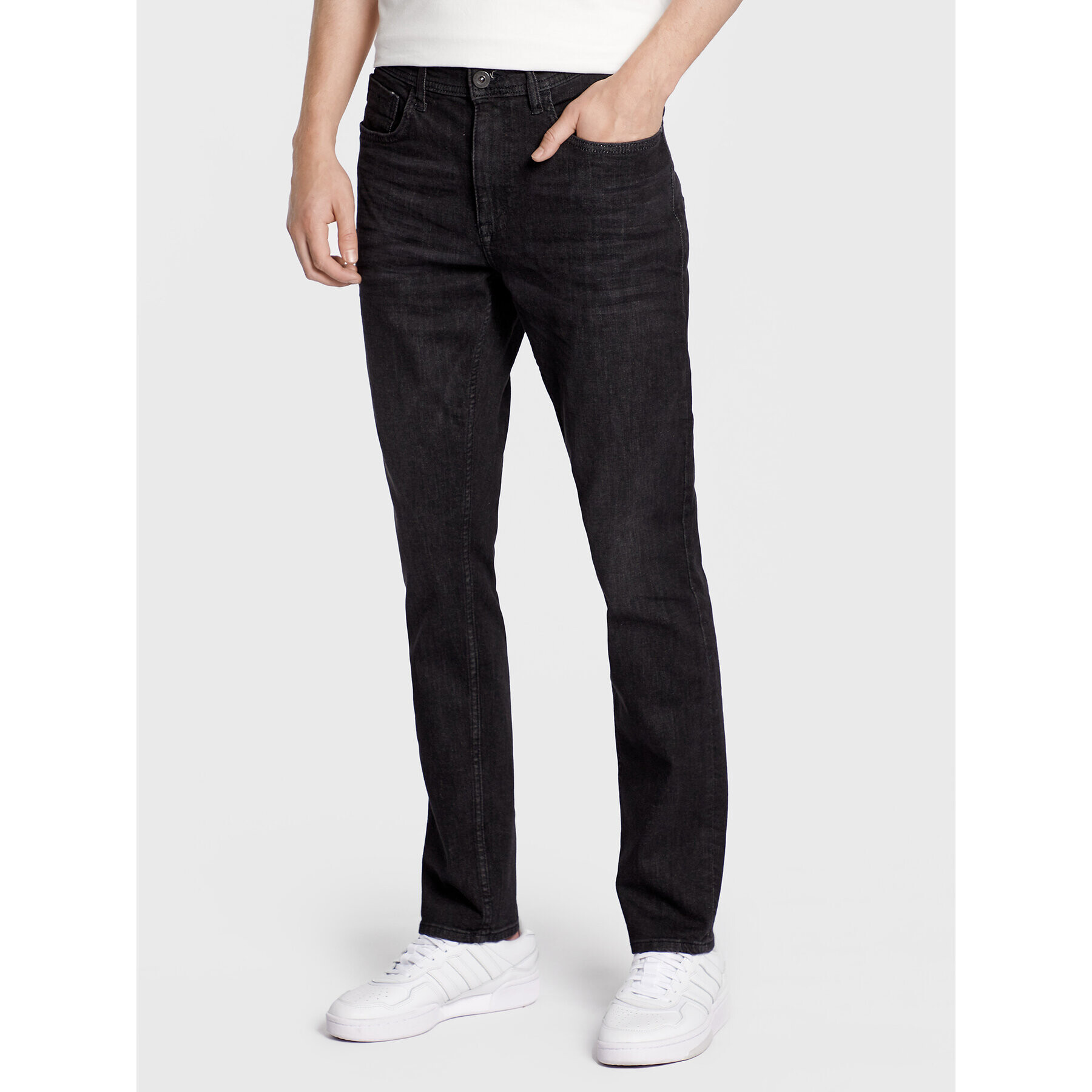 Blend Farmer Jet 20712999 Fekete Slim Fit - Pepit.hu