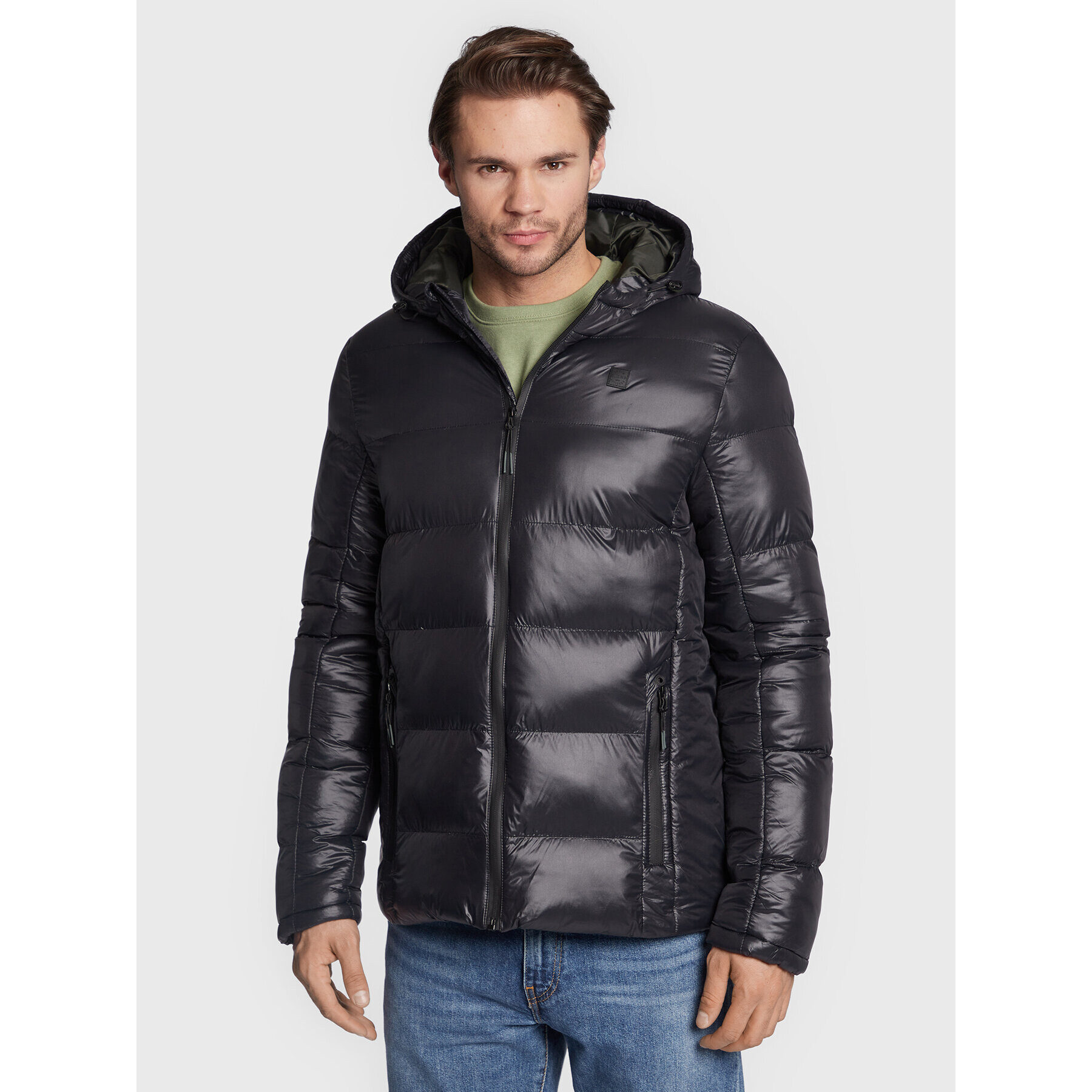 Blend Pehelykabát Outerwear 20714398 Fekete Regular Fit - Pepit.hu