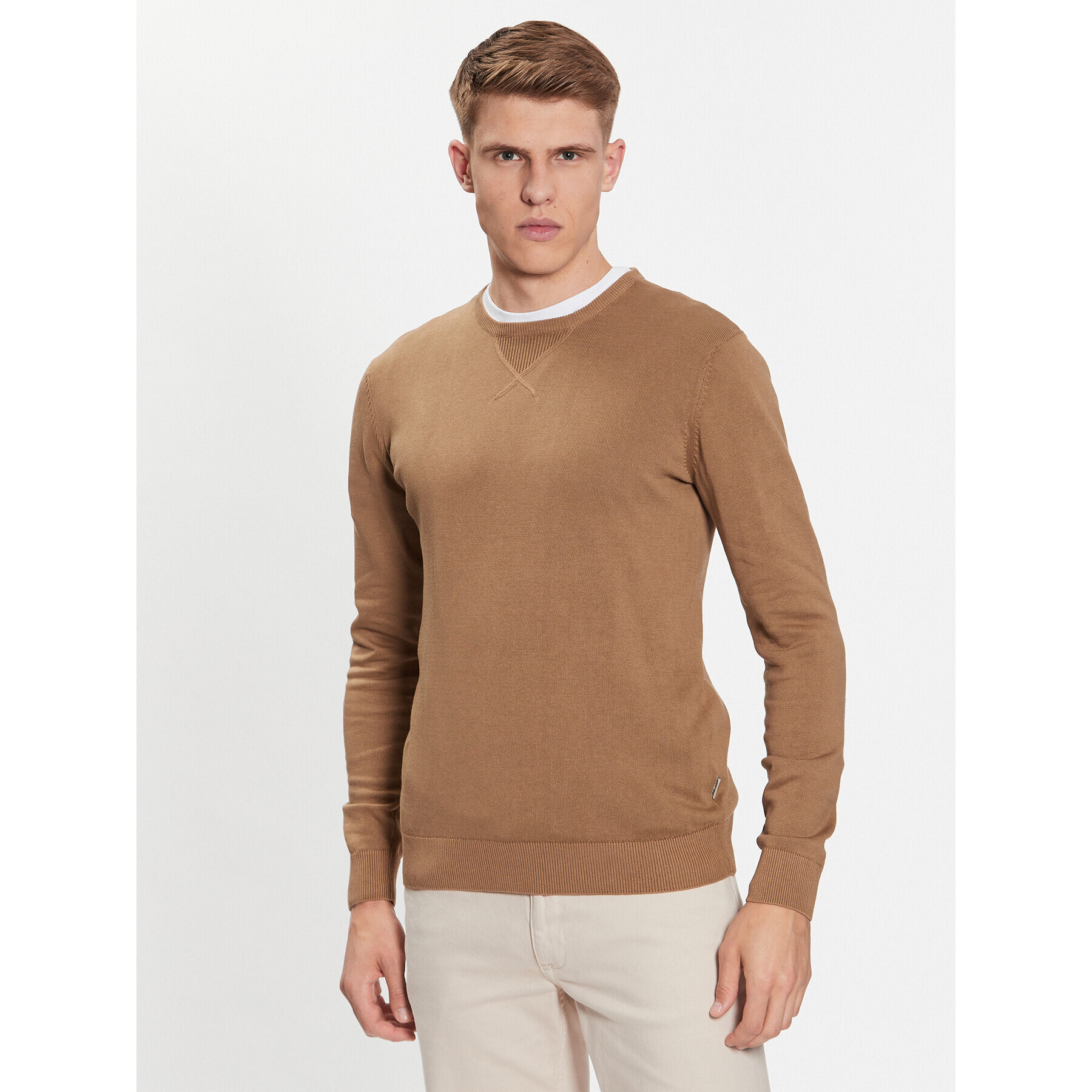 Blend Sweater 20715135 Barna Regular Fit - Pepit.hu