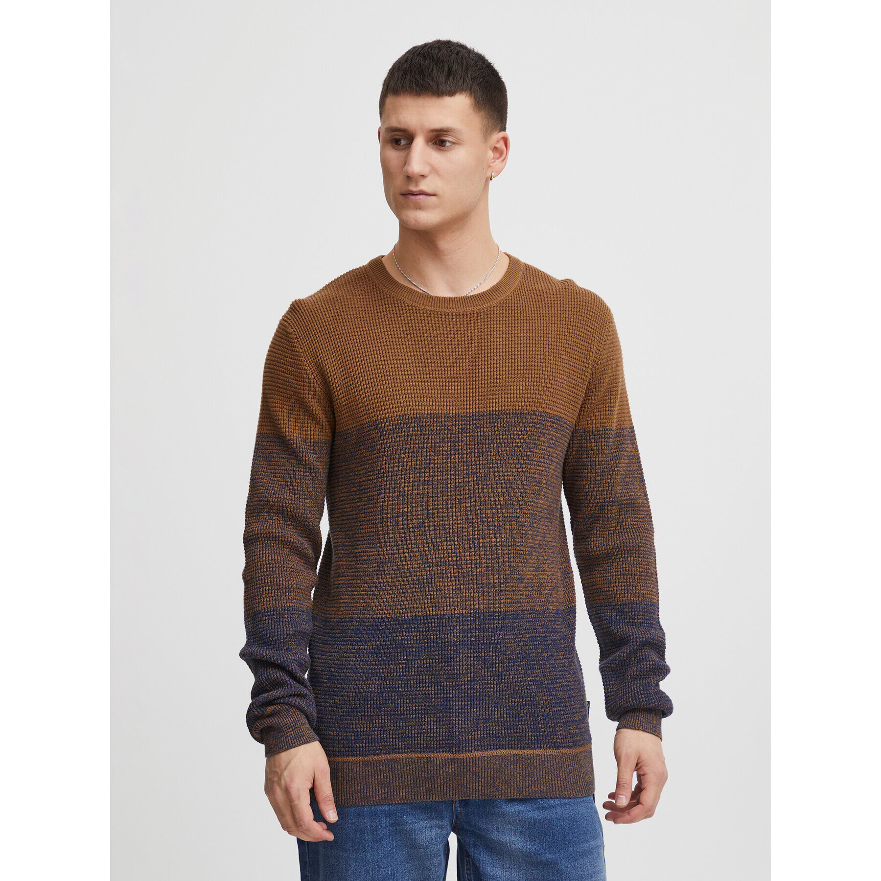 Blend Sweater 20715860 Sötétkék Regular Fit - Pepit.hu