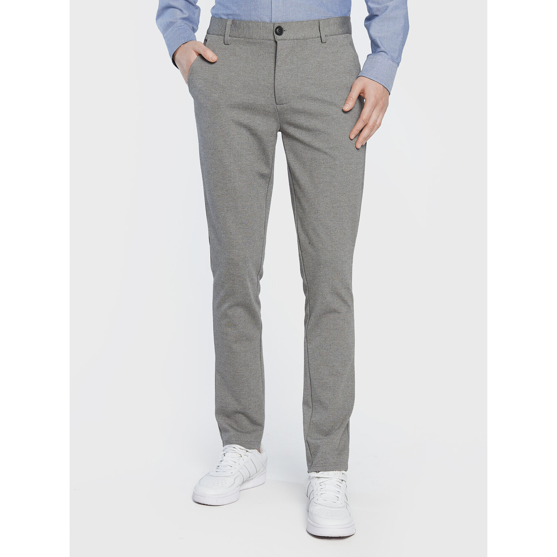 Blend Szövet nadrág Napa 20711182 Szürke Slim Fit - Pepit.hu