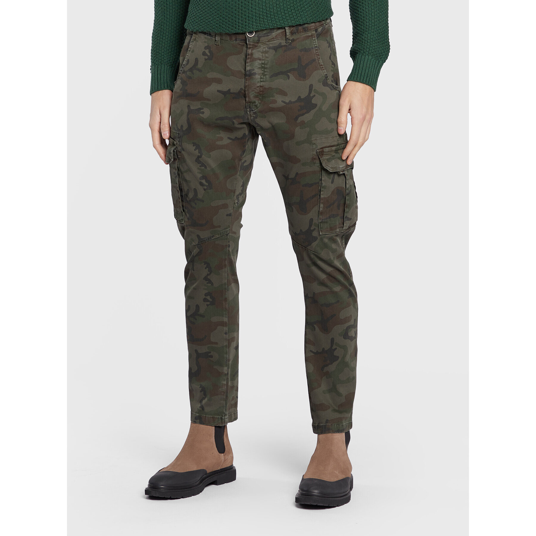 Bomboogie Szövet nadrág PM GUM T GBWC Khaki Slim Fit - Pepit.hu