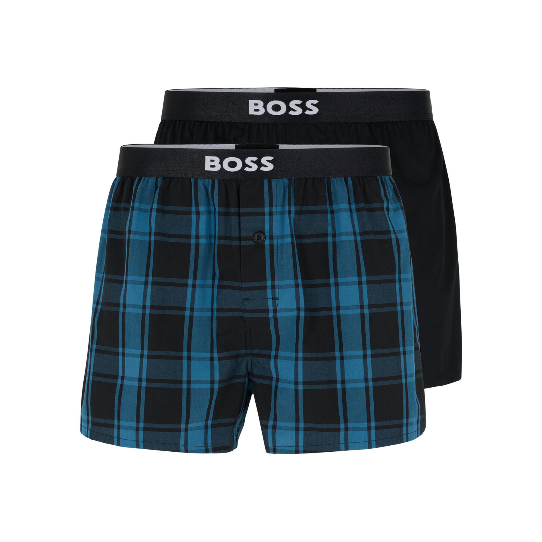 Boss 2 darab boxer 50485872 Fekete - Pepit.hu