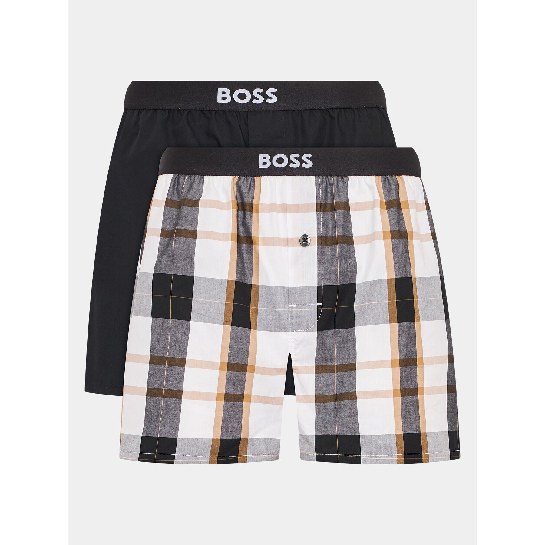 Boss 2 darab boxer 50490983 Fehér - Pepit.hu