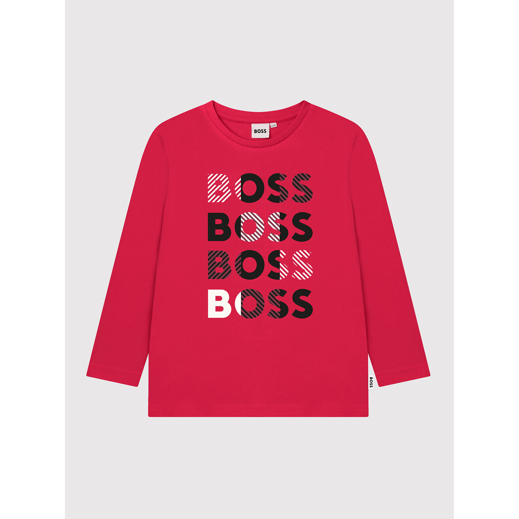 Boss Blúz J25M24 D Piros Slim Fit - Pepit.hu