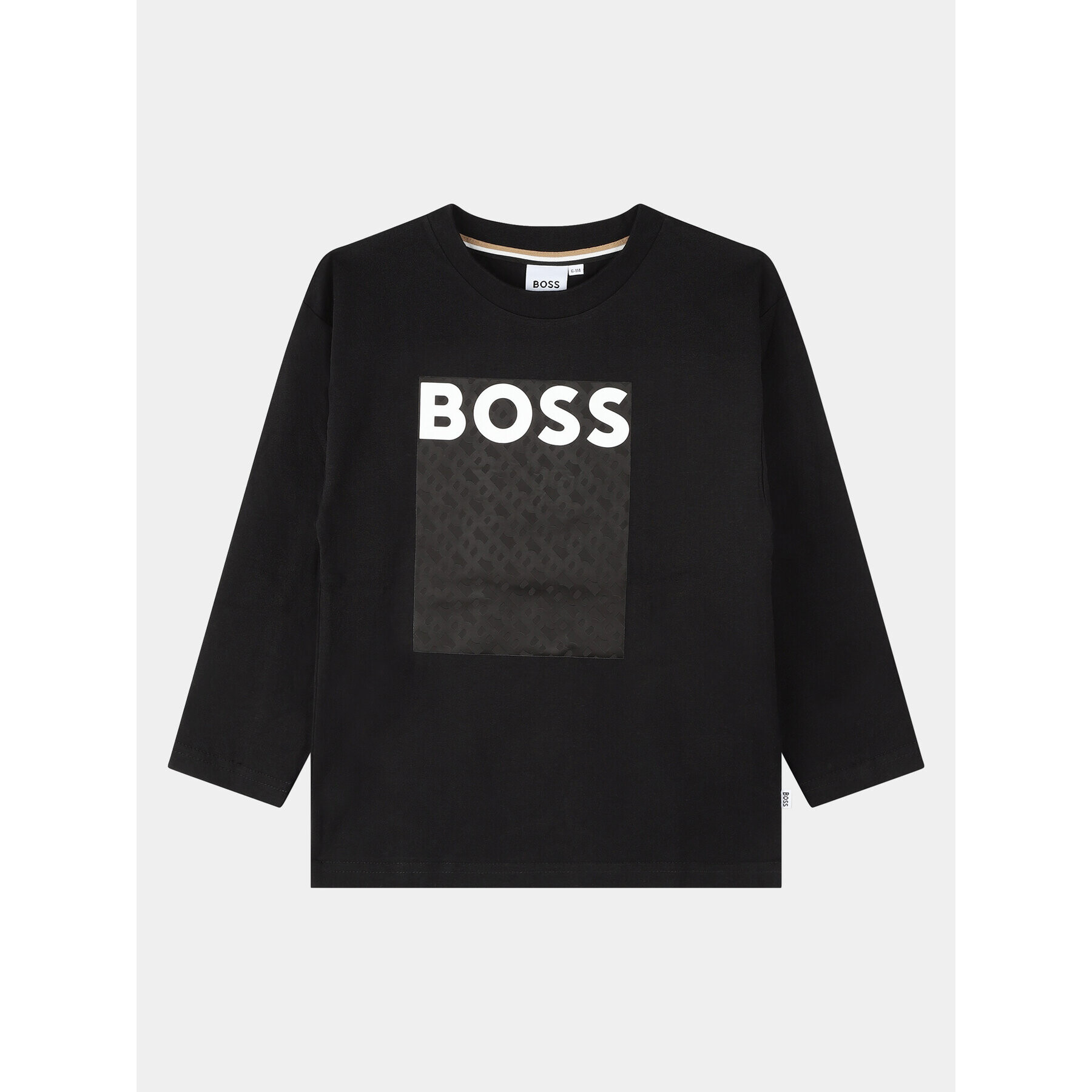 Boss Blúz J25O75 S Fekete Loose Fit - Pepit.hu