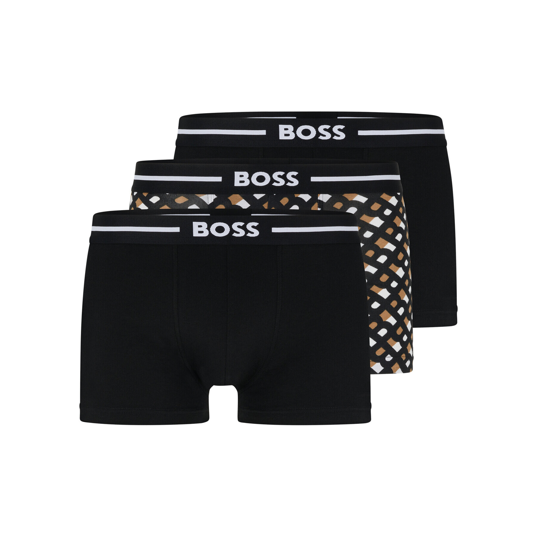 Boss 3 darab boxer Trunk 3P Bold Design 50483630 Fekete - Pepit.hu