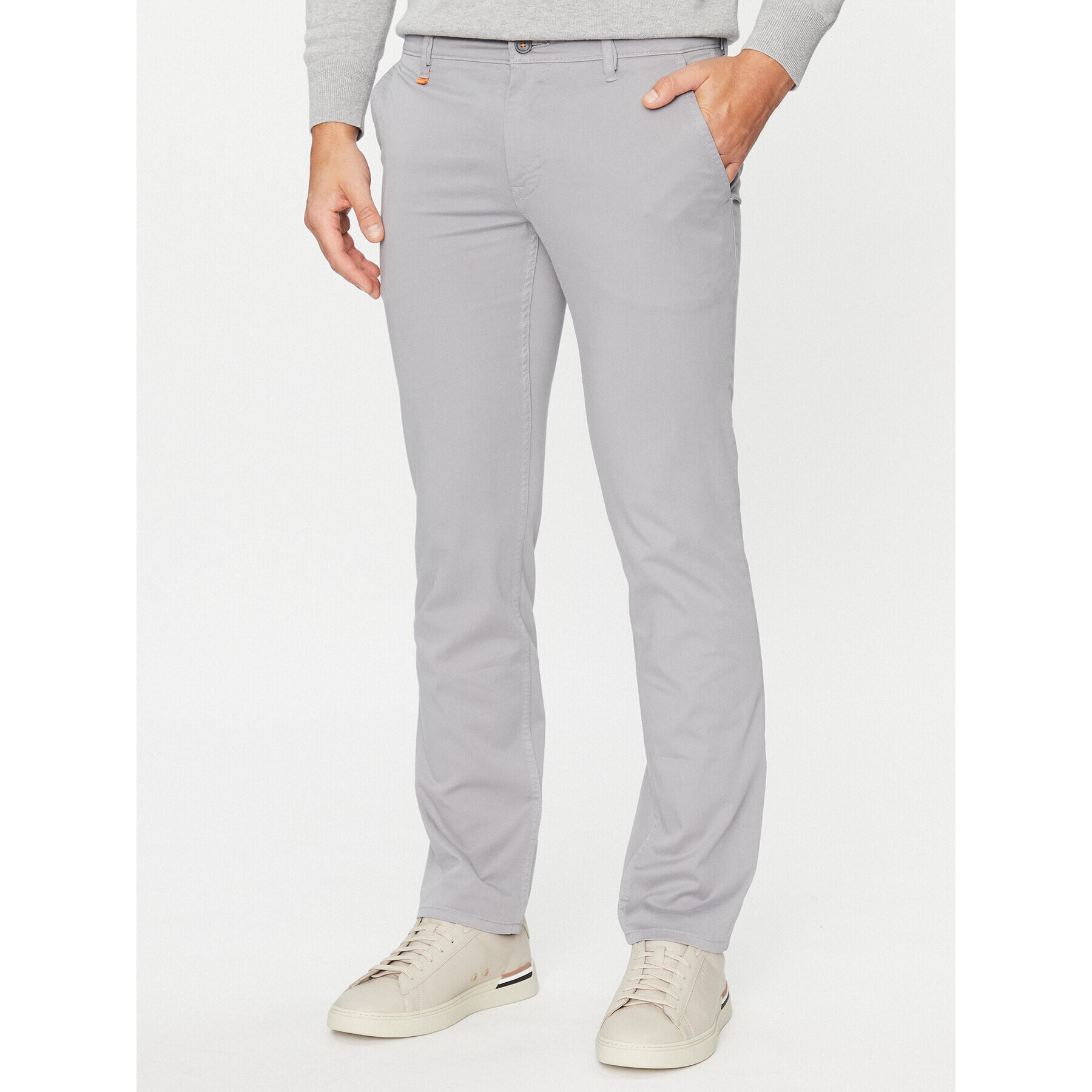 Boss Chinos 50470813 Szürke Slim Fit - Pepit.hu