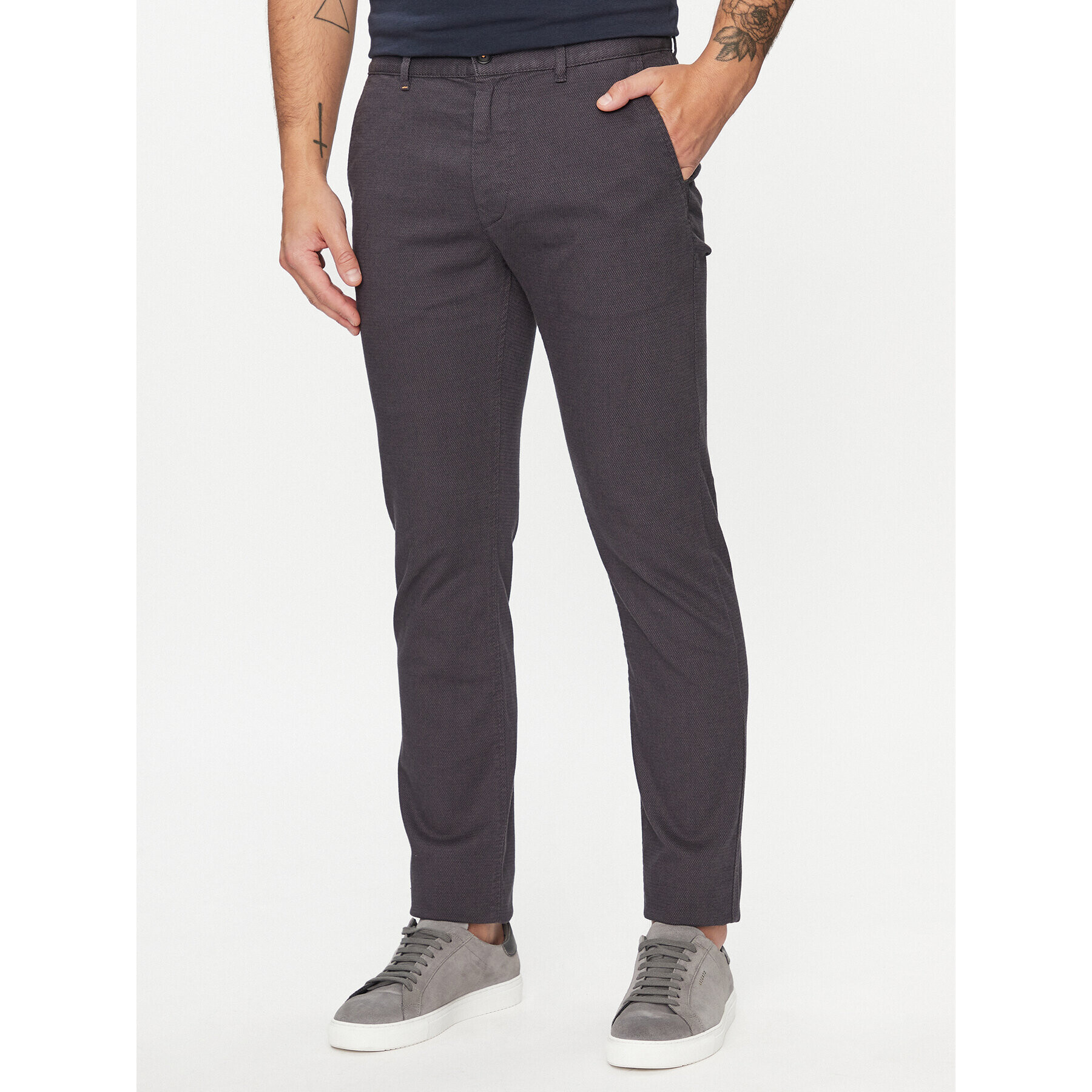 Boss Chinos 50501597 Fekete Slim Fit - Pepit.hu