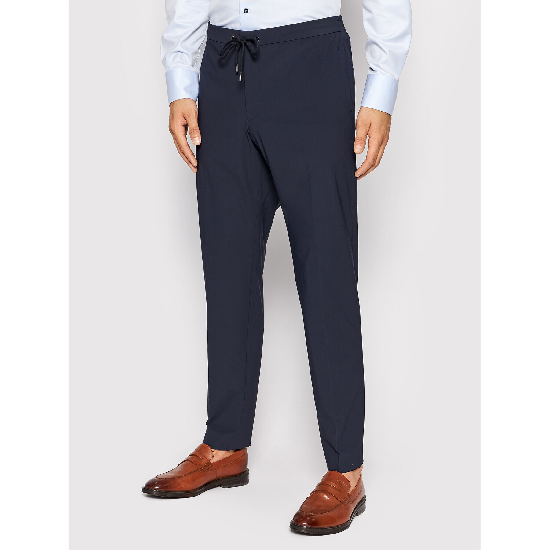 Boss Chinos Banks4-J 50453780 Sötétkék Slim Fit - Pepit.hu