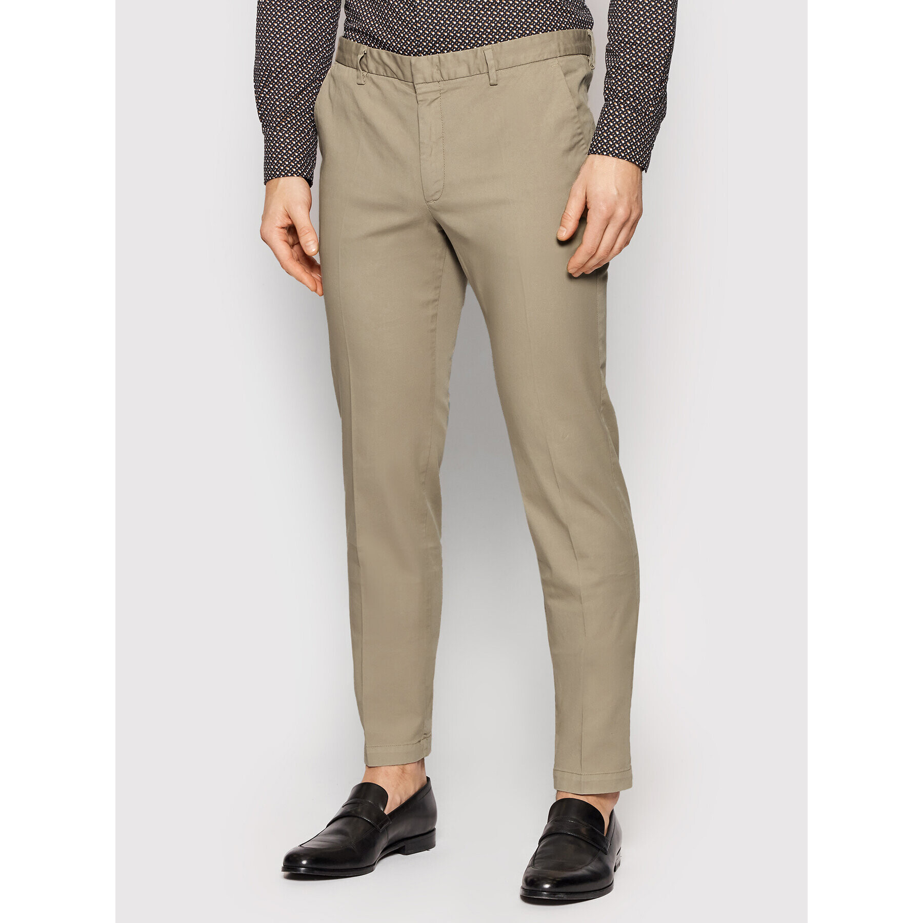 Boss Chinos Kaito1 50468723 Bézs Slim Fit - Pepit.hu