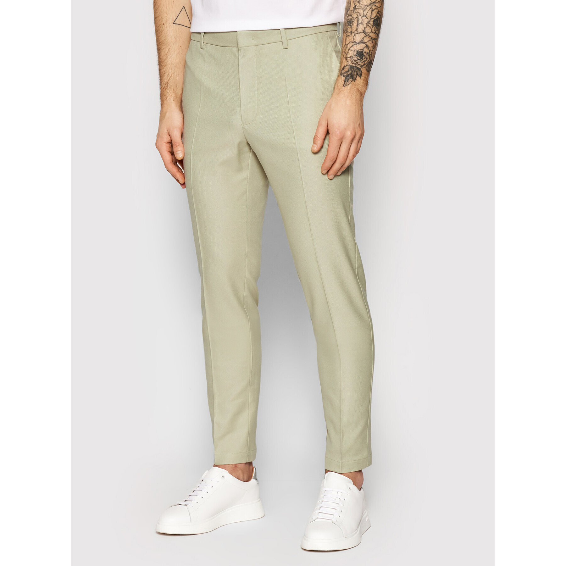 Boss Chinos Kaito1-H 50468713 Bézs Slim Fit - Pepit.hu