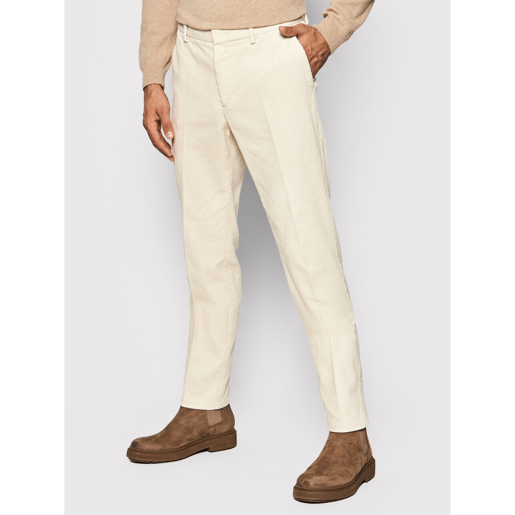 Boss Chinos Kaito1-Sw 50458543 Bézs Slim Fit - Pepit.hu