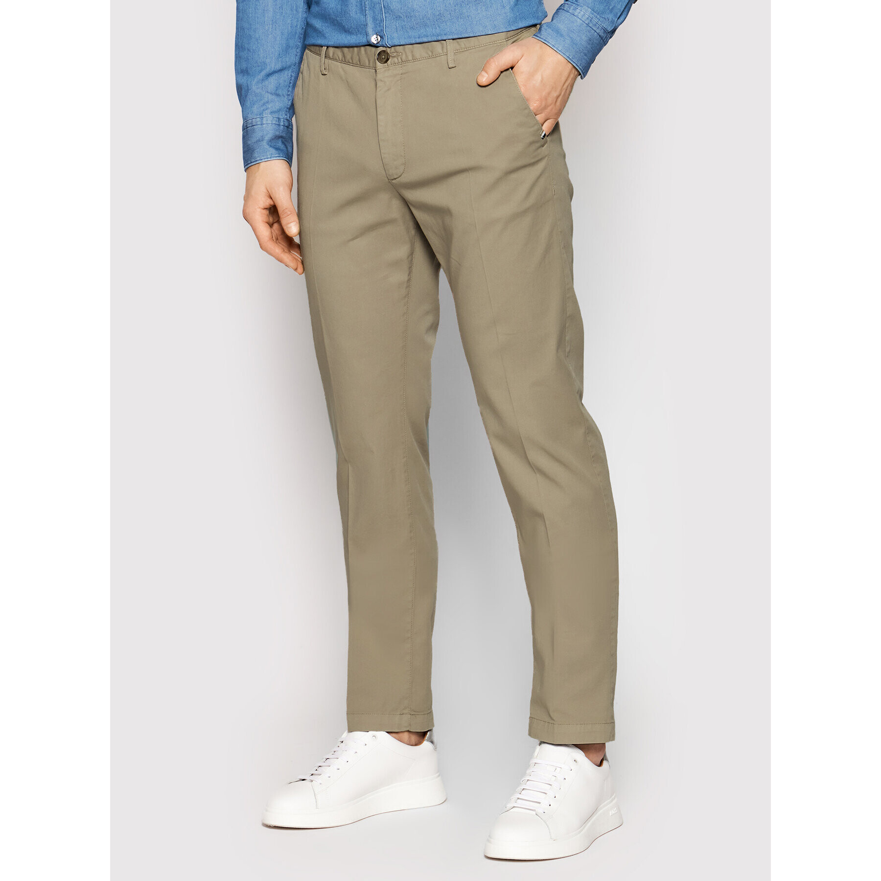 Boss Chinos Rice 50468721 Bézs Slim Fit - Pepit.hu