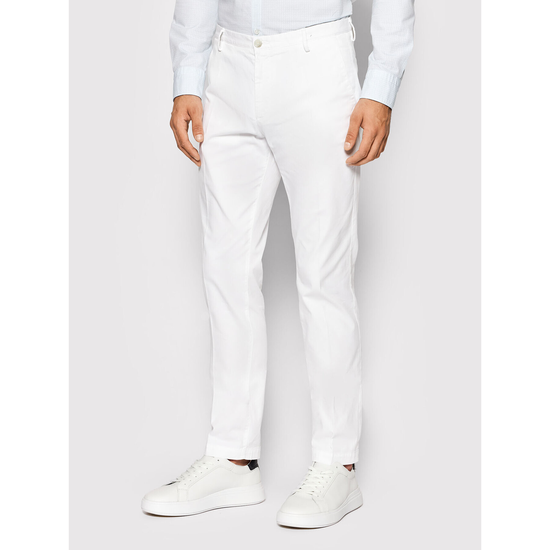 Boss Chinos Rice3-D 50325936 Fehér Slim Fit - Pepit.hu